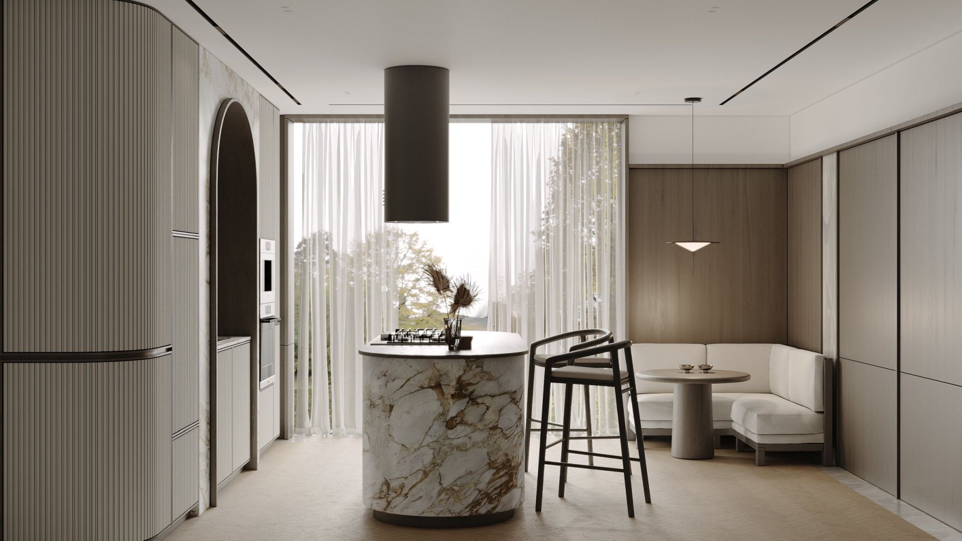 Hota insula Cylindro Eco Antracyte - Antracit - Vizualizare 4