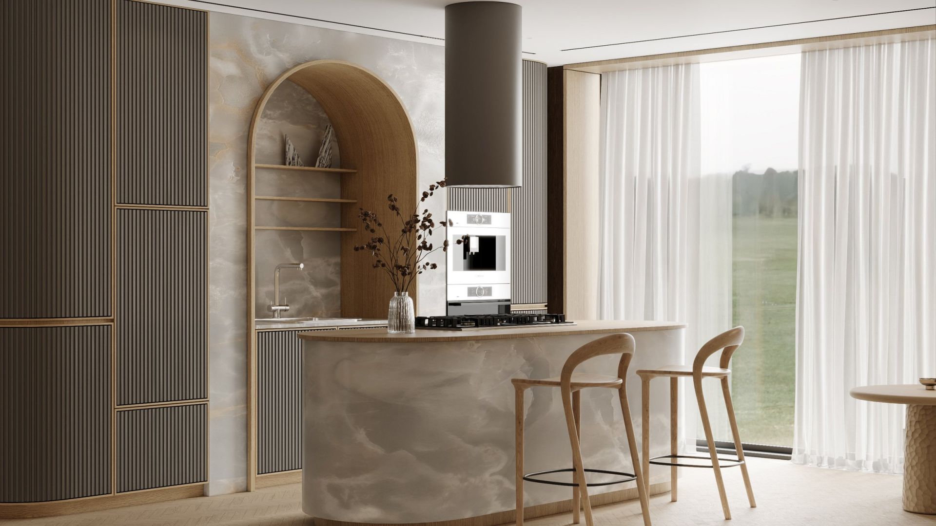 Hota insula Cylindro Eco Taupe - Taupe - Vizualizare