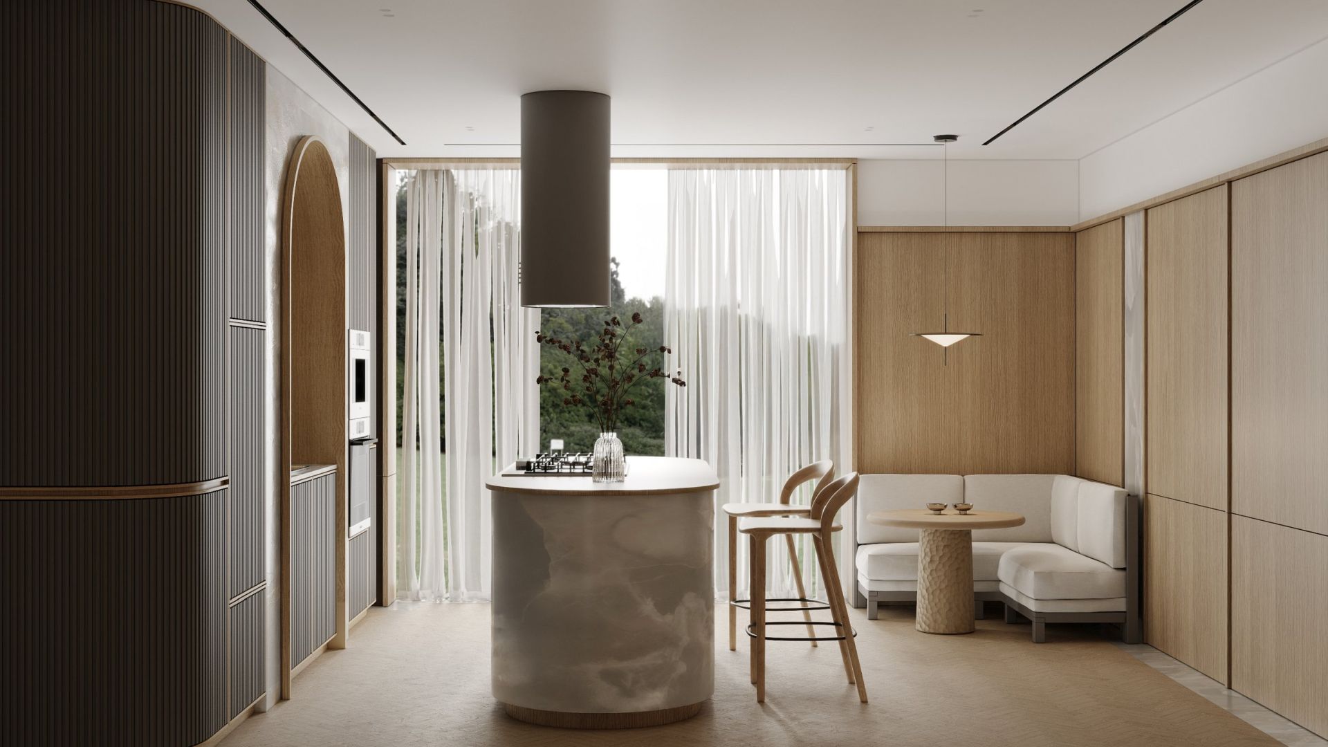 Hota insula Cylindro Eco Taupe - Taupe - Vizualizare 3