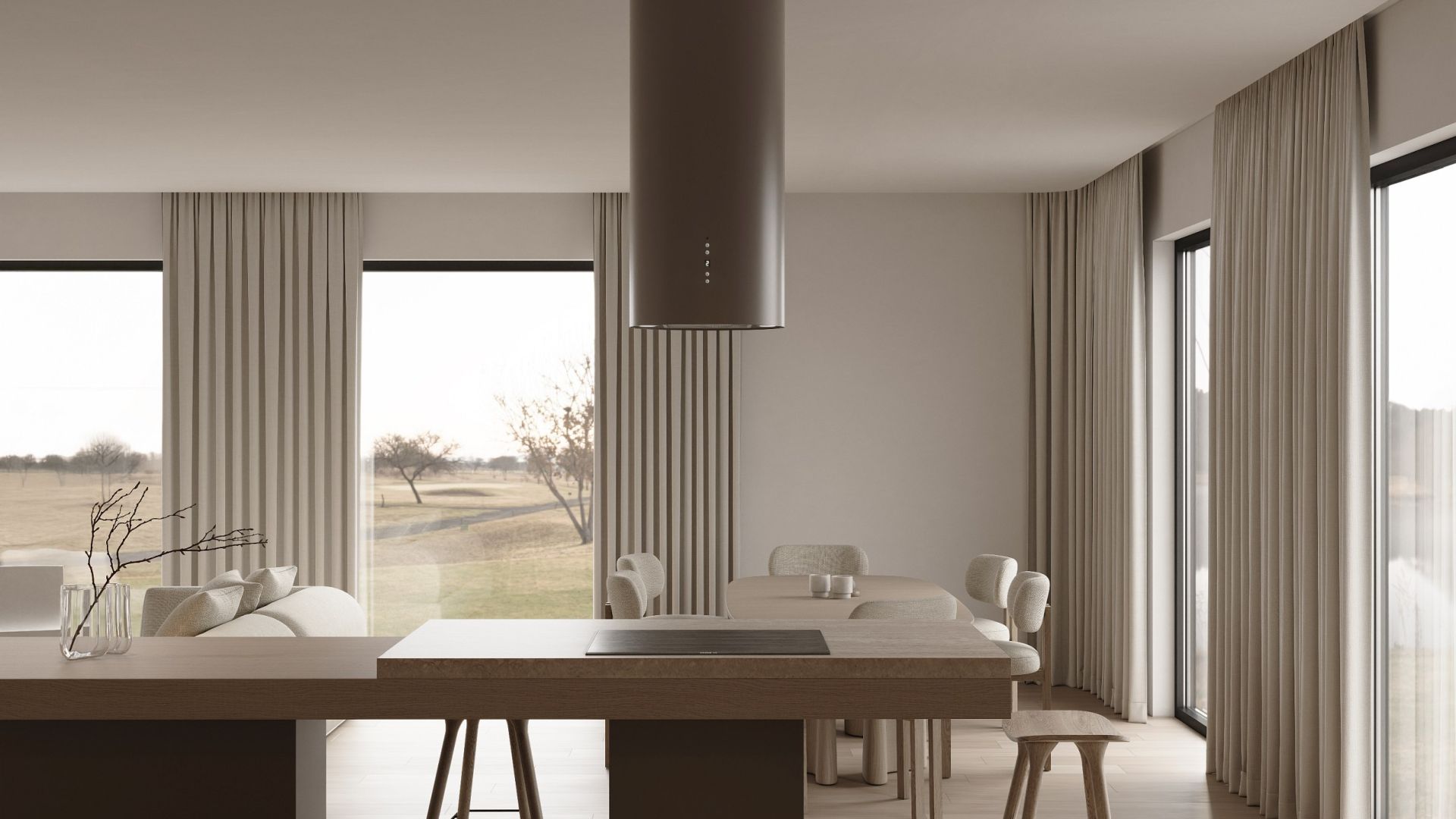 Hota insula Cylindro Taupe - Taupe - Vizualizare 2