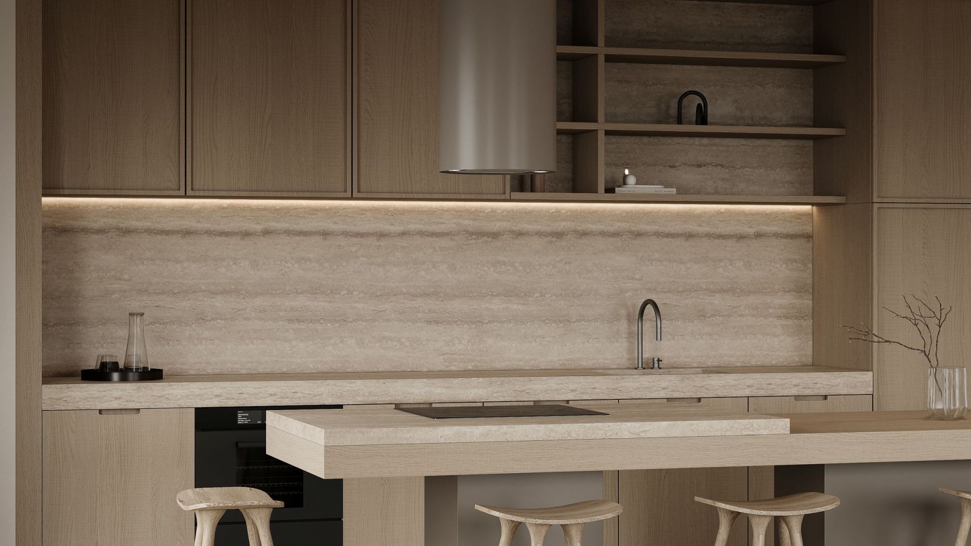 Hota insula Cylindro Taupe - Taupe - Vizualizare 5