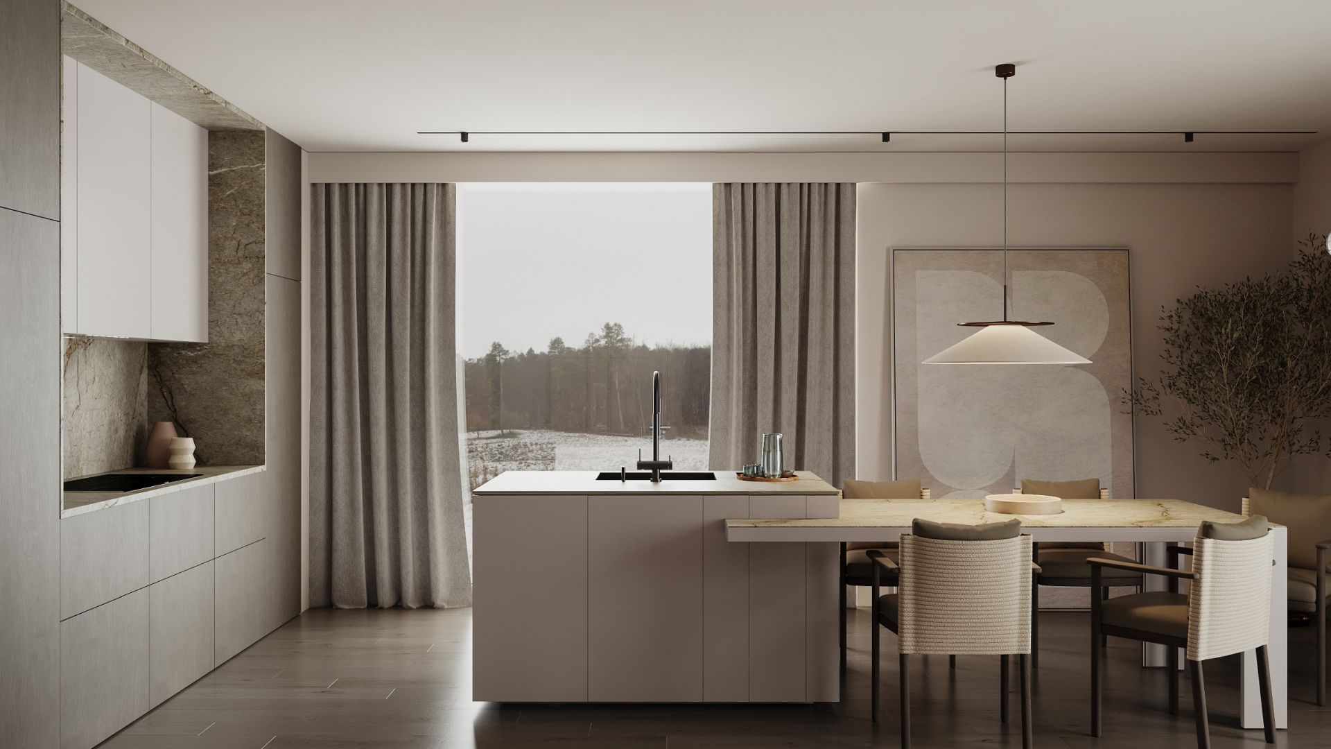 Hota Incorporabile Lando Glass 2STRIPS Kashmir - Cașmir - Vizualizare