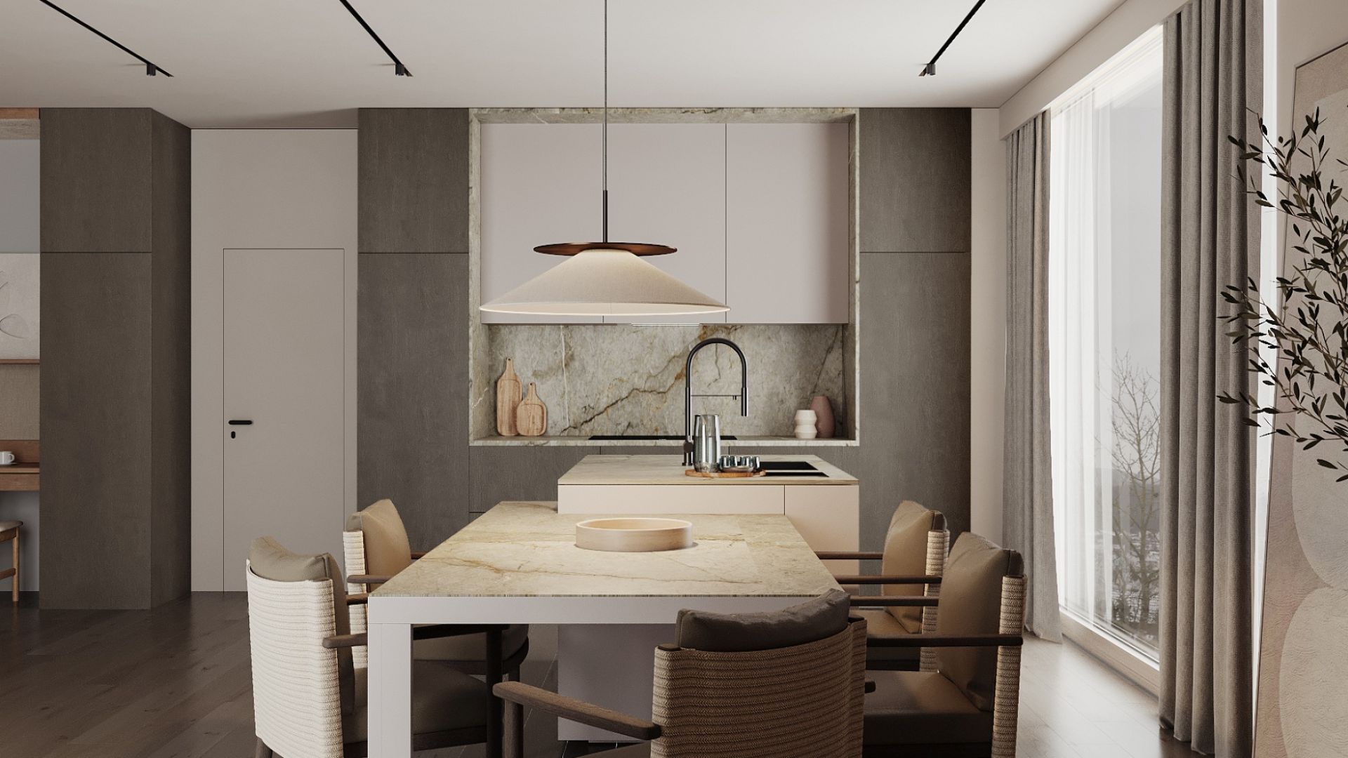 Hota Incorporabile Lando Glass 2STRIPS Kashmir - Cașmir - Vizualizare 2