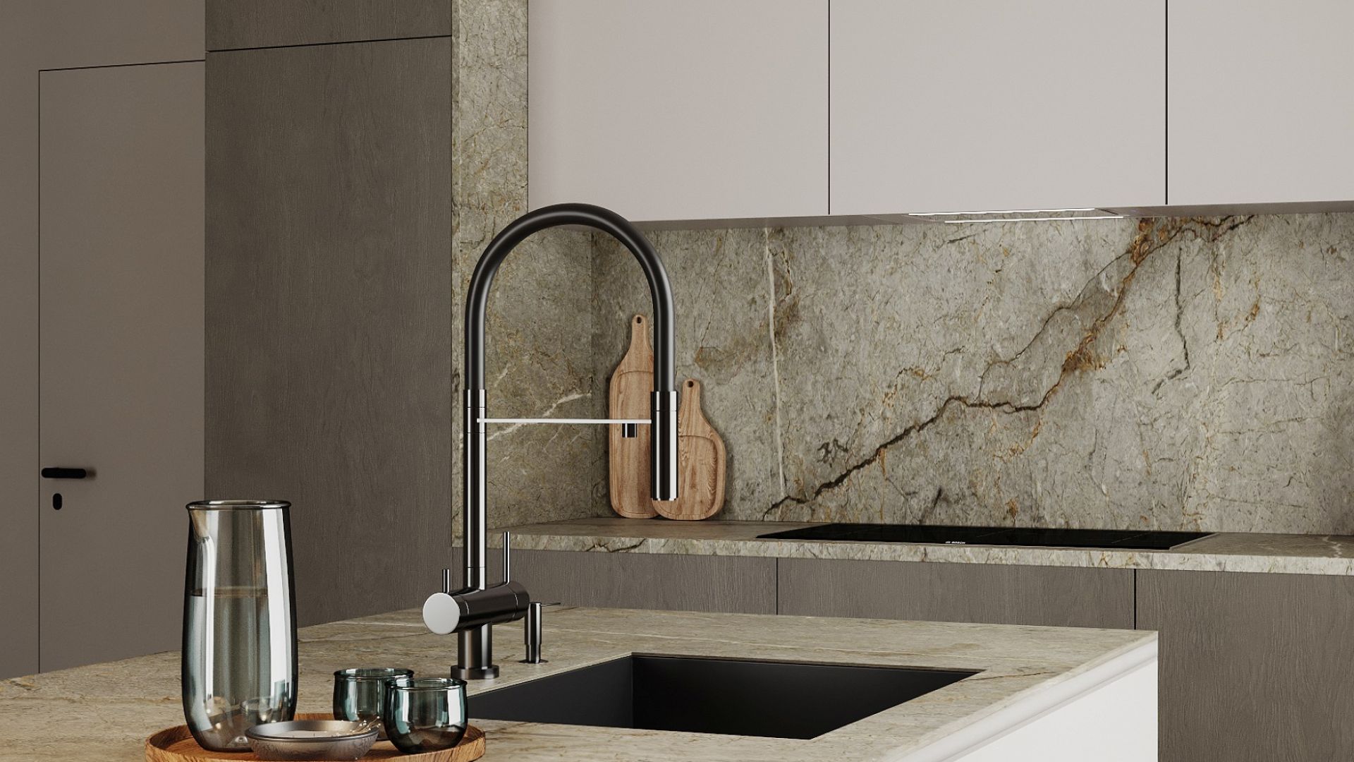 Hota Incorporabile Lando Glass 2STRIPS Kashmir - Cașmir - Vizualizare 6