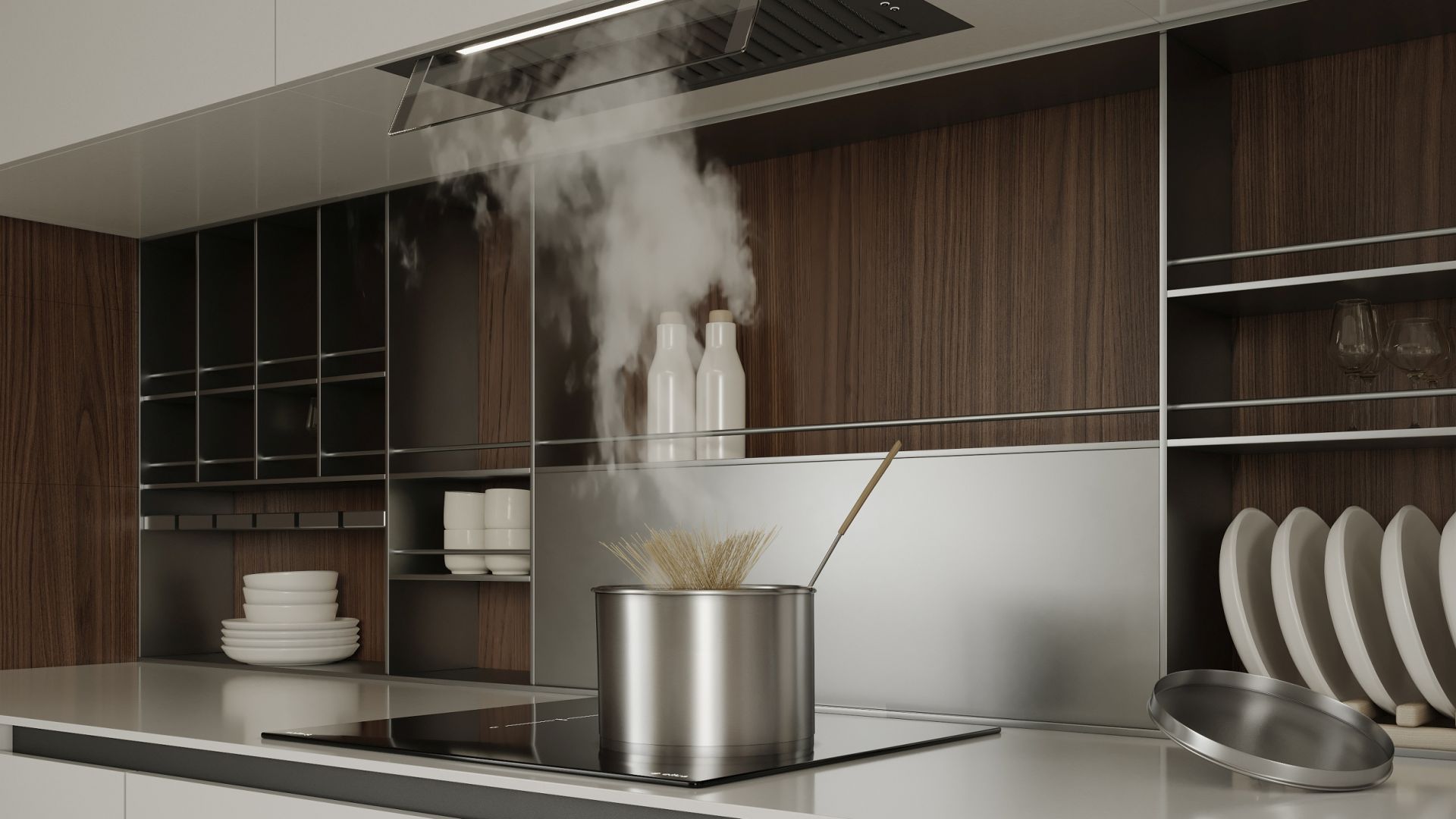 Hota Incorporabile Prato Black Matt - Negru Mat - Vizualizare 3