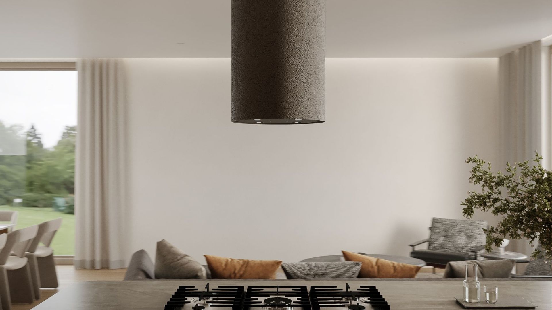 Hota insula Columni Stono Dark Grey - Gri - Vizualizare 5