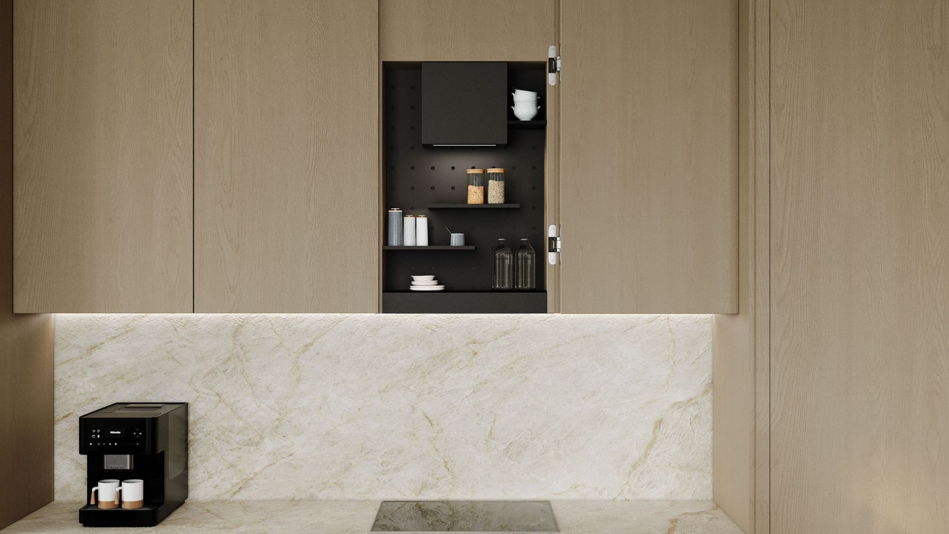 Hota Incorporabile Micra Space Black Matt - Negru Mat - Vizualizare 5