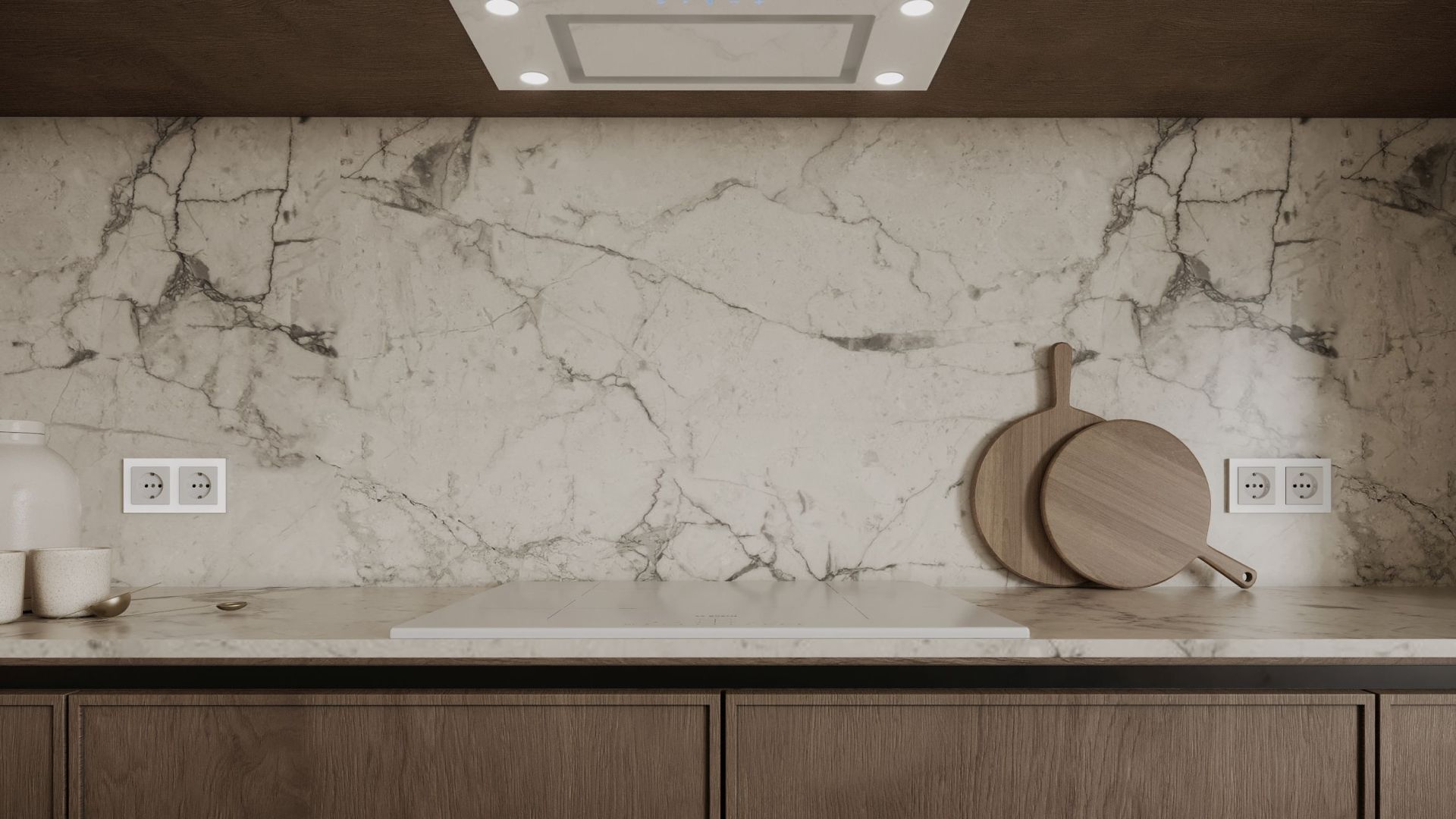 Hota Incorporabile Marino White - Alb - Vizualizare 3