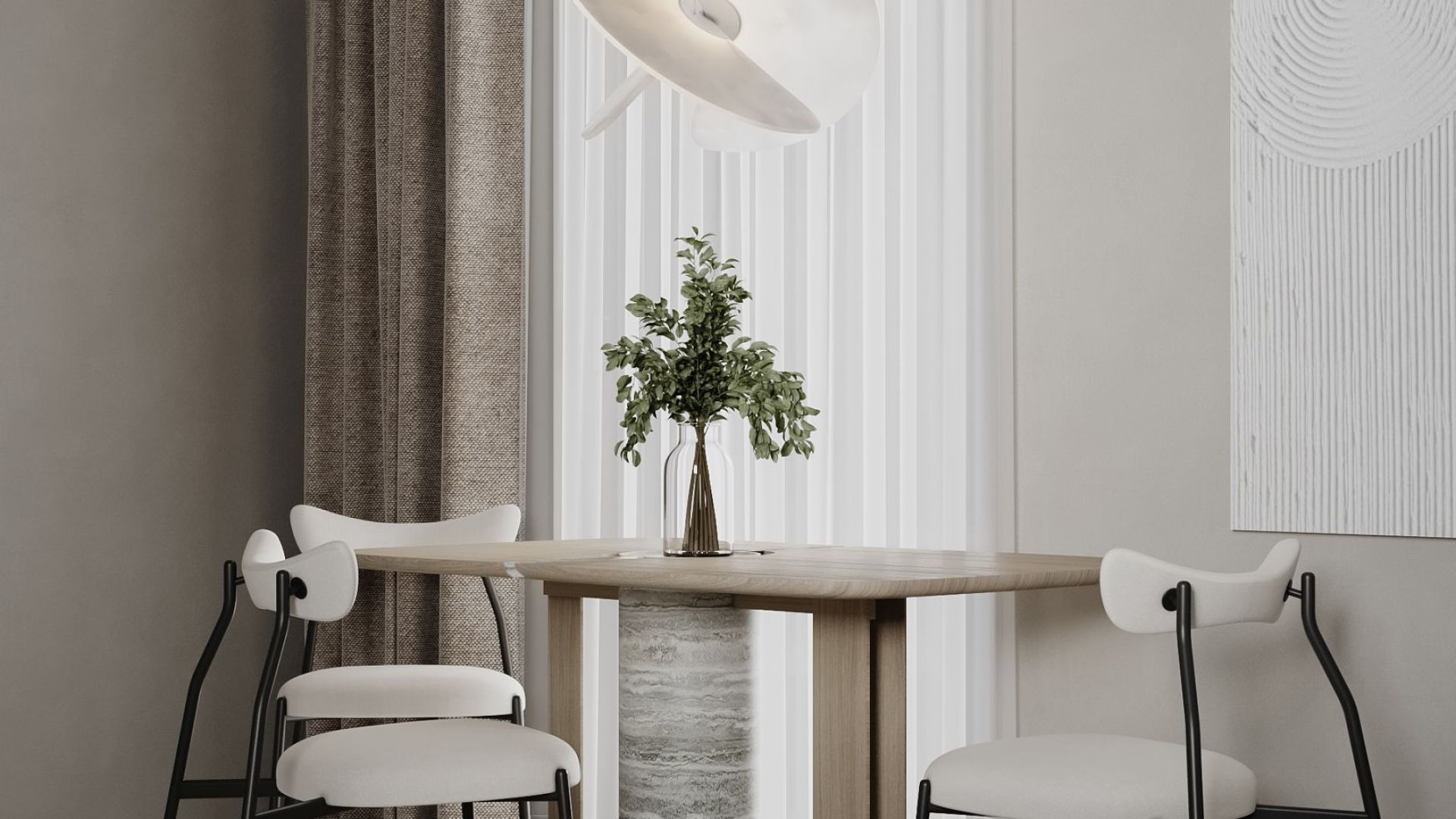 Hota insula Alvar Glass Black Matt - Negru Mat - Vizualizare 7