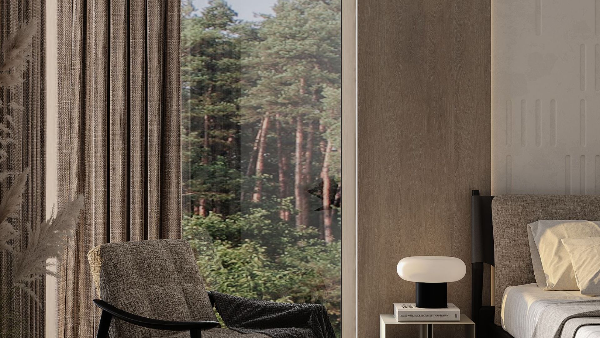 Hota insula Alvar Wood Black Matt - Negru Mat - Vizualizare 8