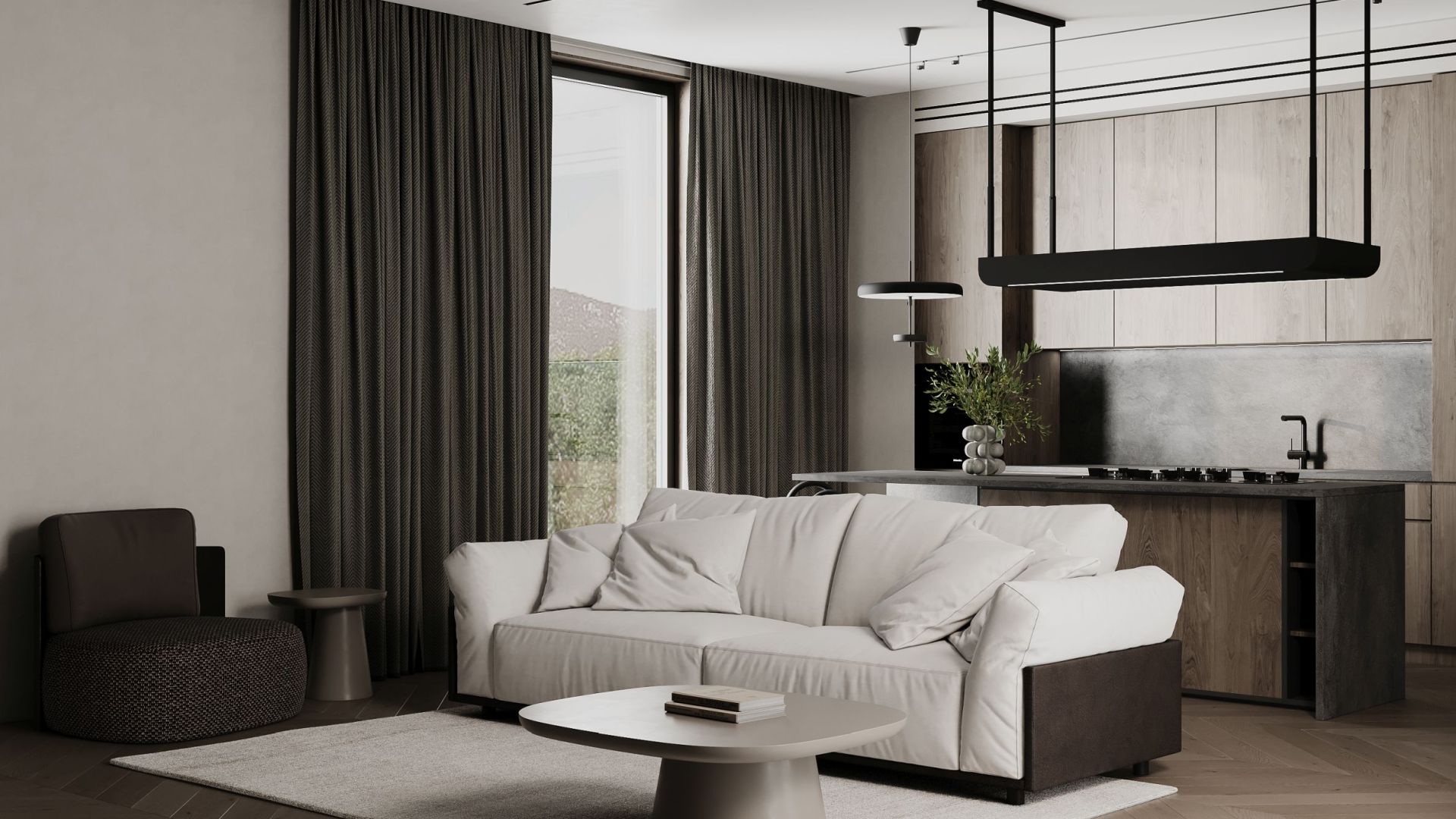 Hota insula Arne Black Matt - Negru Mat - Vizualizare 9