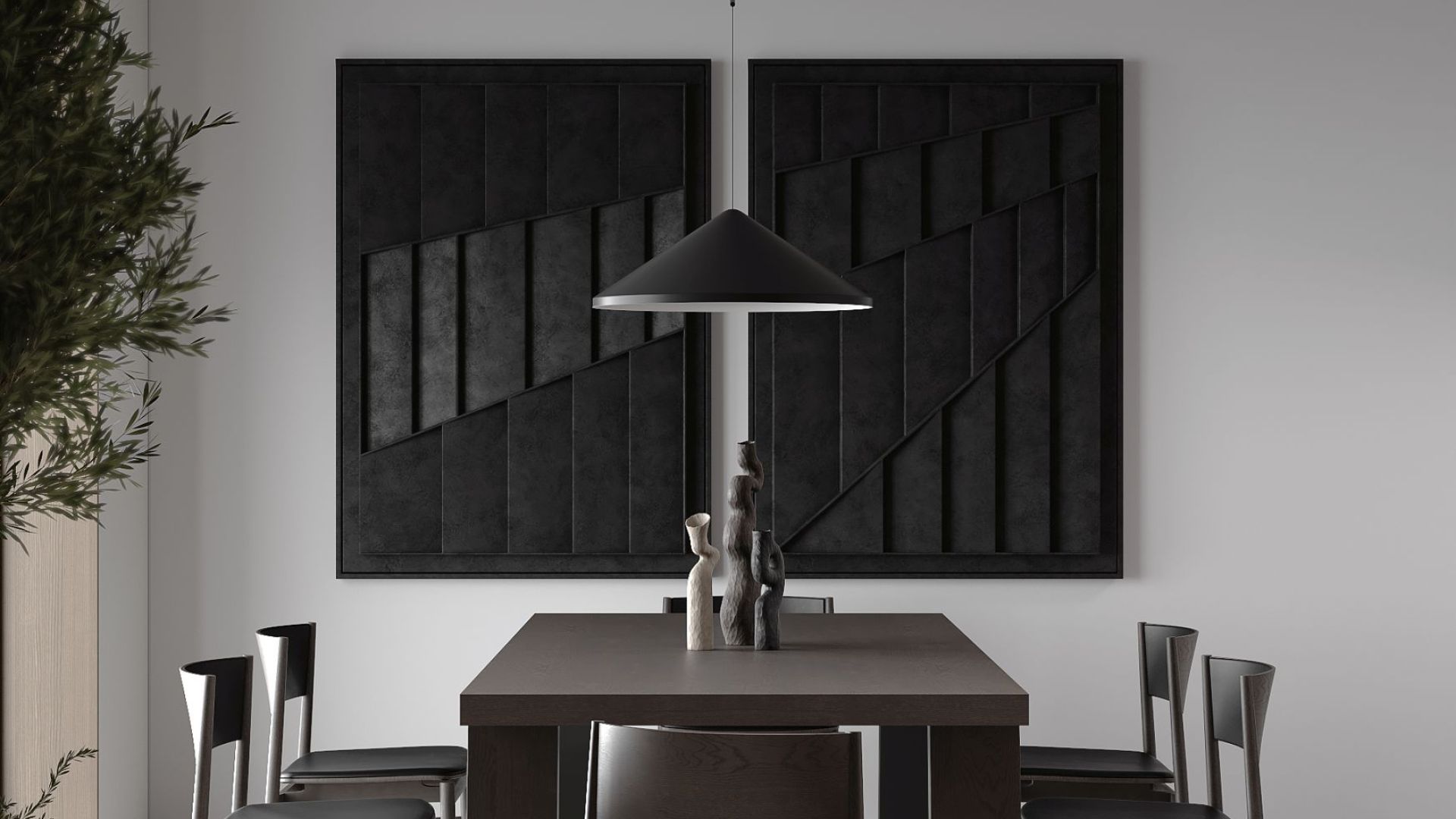 Hota insula Arne Wood Black Matt - Negru Mat - Vizualizare 6