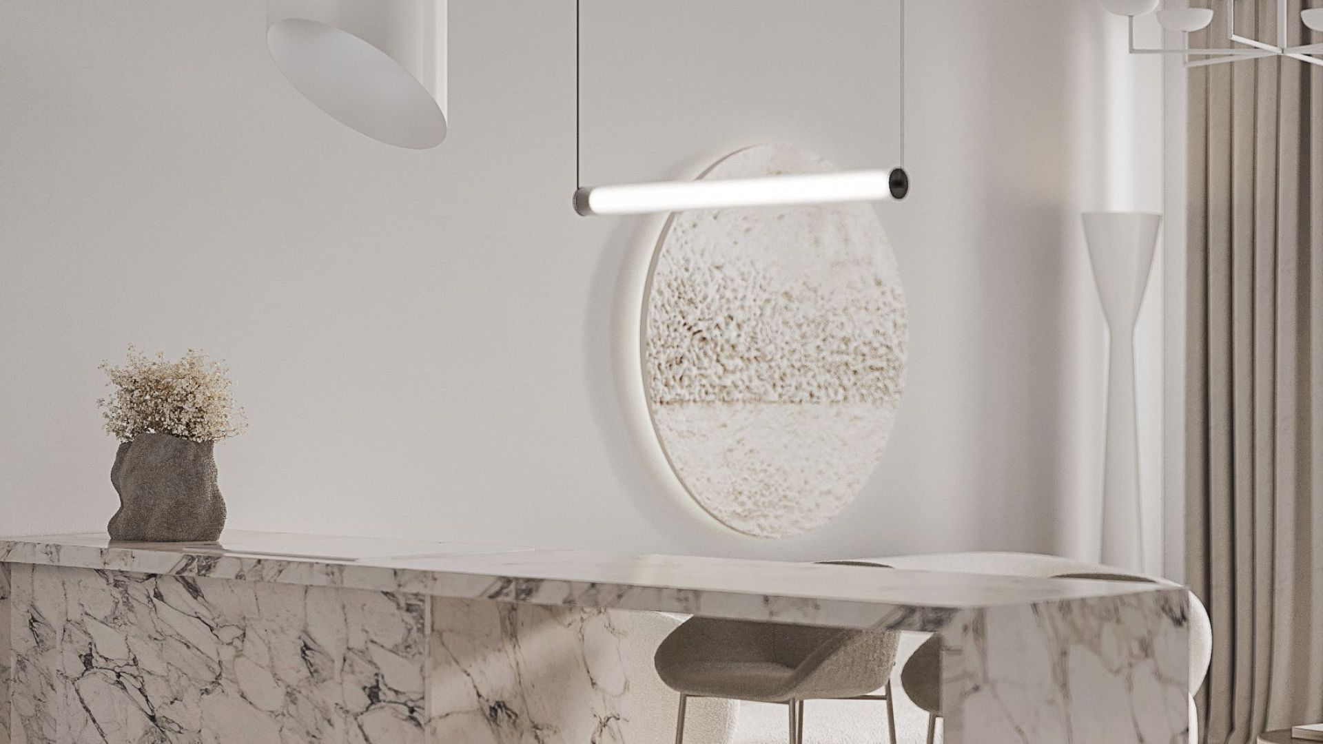 Hota insula Hiro White Matt - Alb Mat - Vizualizare 5