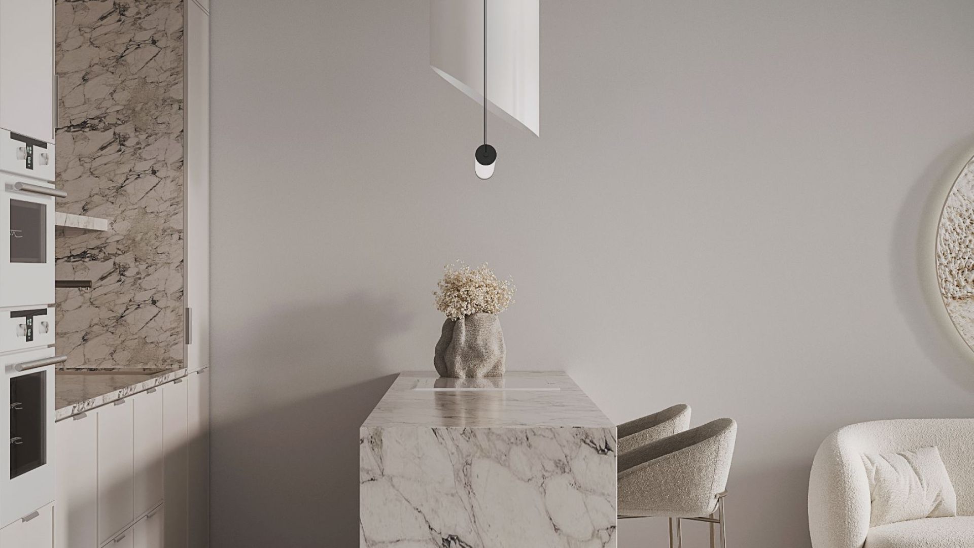 Hota insula Hiro White Matt - Alb Mat - Vizualizare 9