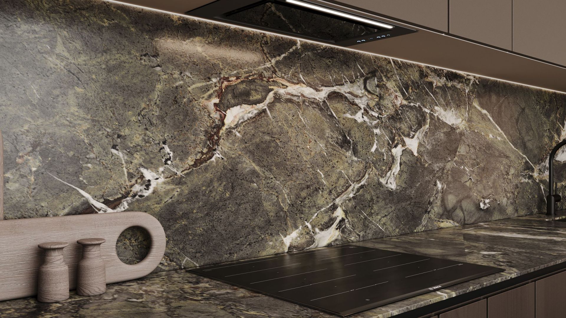 Hota Incorporabile Micra Black Matt - Negru Mat - Vizualizare 7