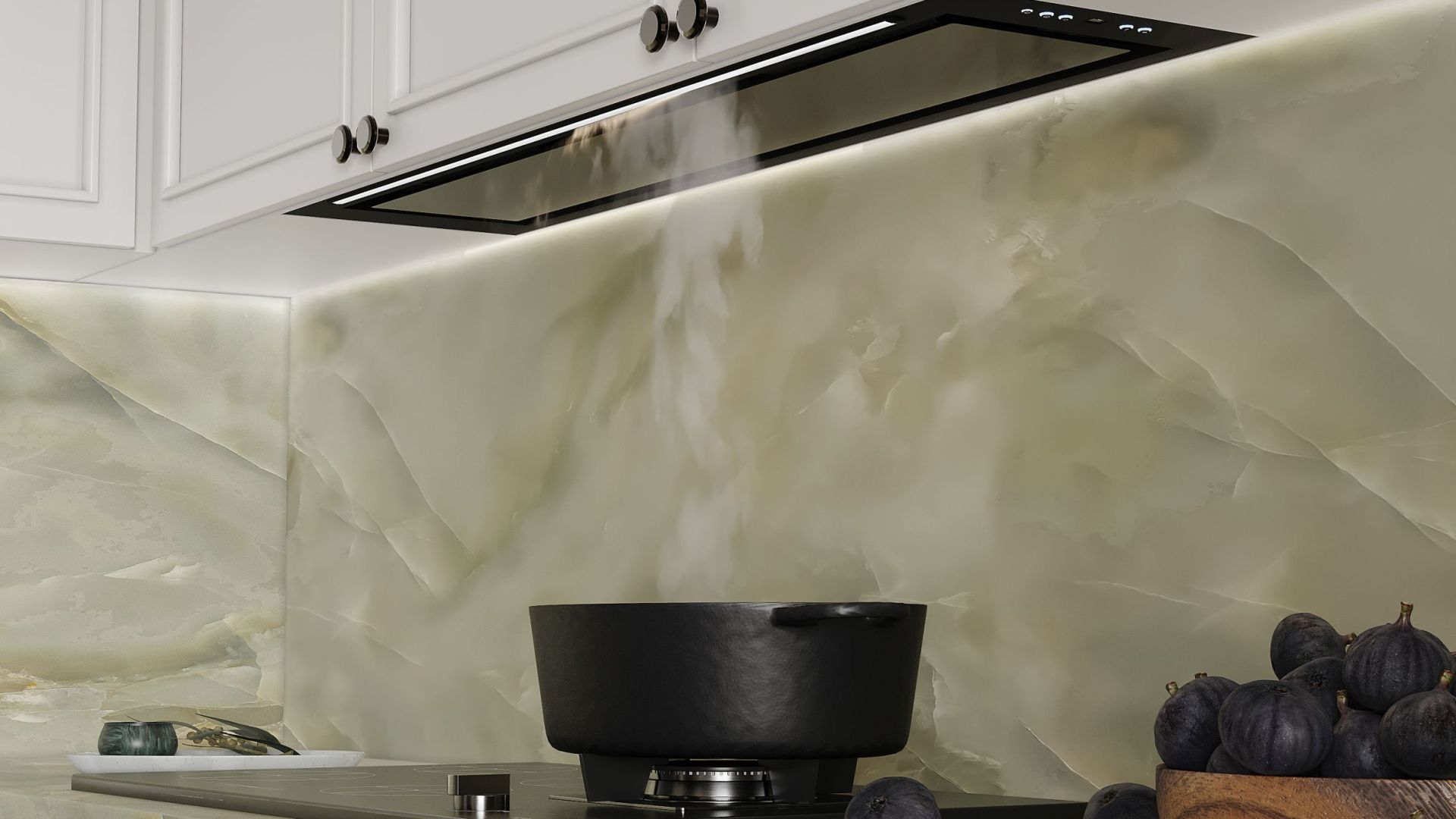 Hota Incorporabile Micra Black Matt 120 cm - Negru Mat - Vizualizare 6