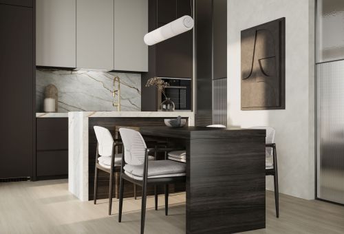  - Lando Glass 2STRIPS White Gesture Control