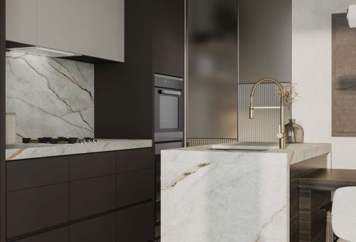  - Lando Glass 2STRIPS White Gesture Control