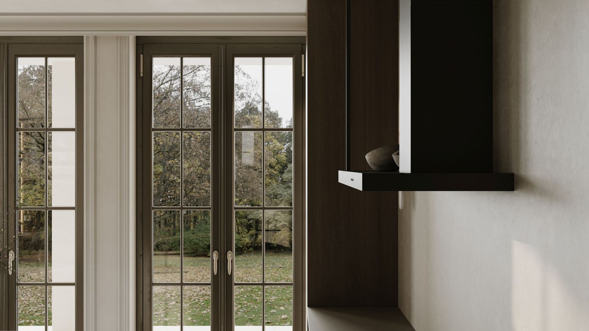 Hota decorative Metropolis OR Black Matt - Negru Mat - Vizualizare