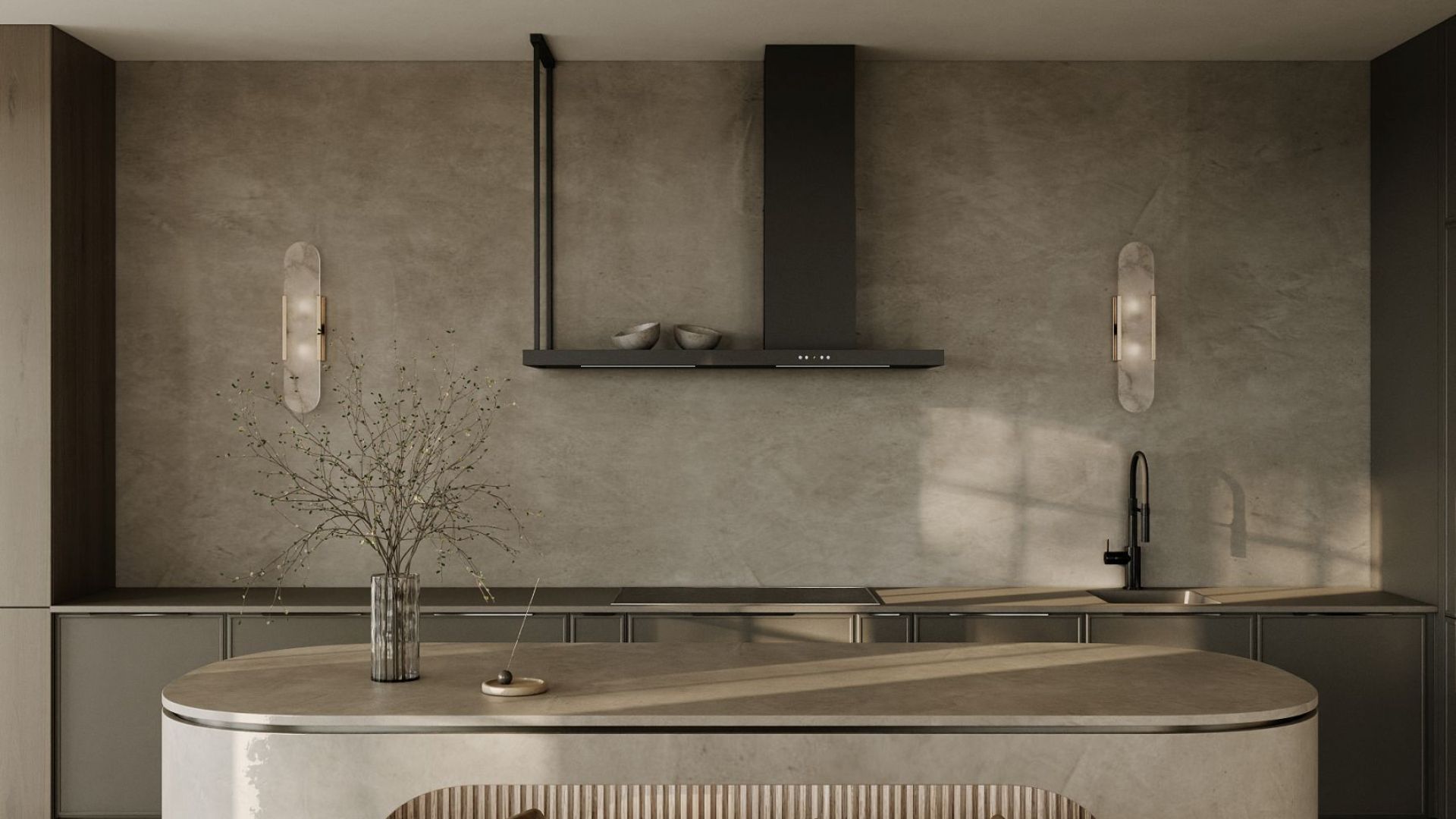 Hota decorative Metropolis OR Black Matt - Negru Mat - Vizualizare 3