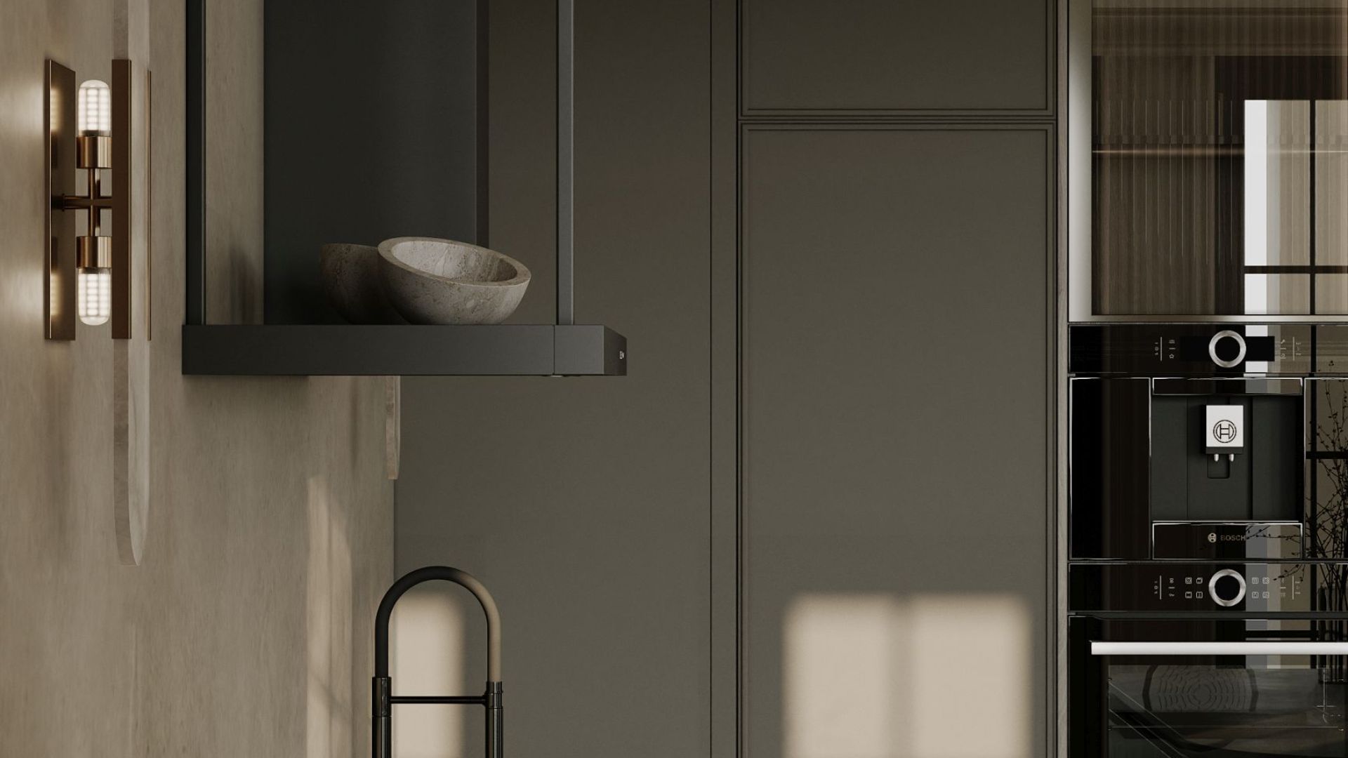 Hota decorative Metropolis OR Black Matt - Negru Mat - Vizualizare 5