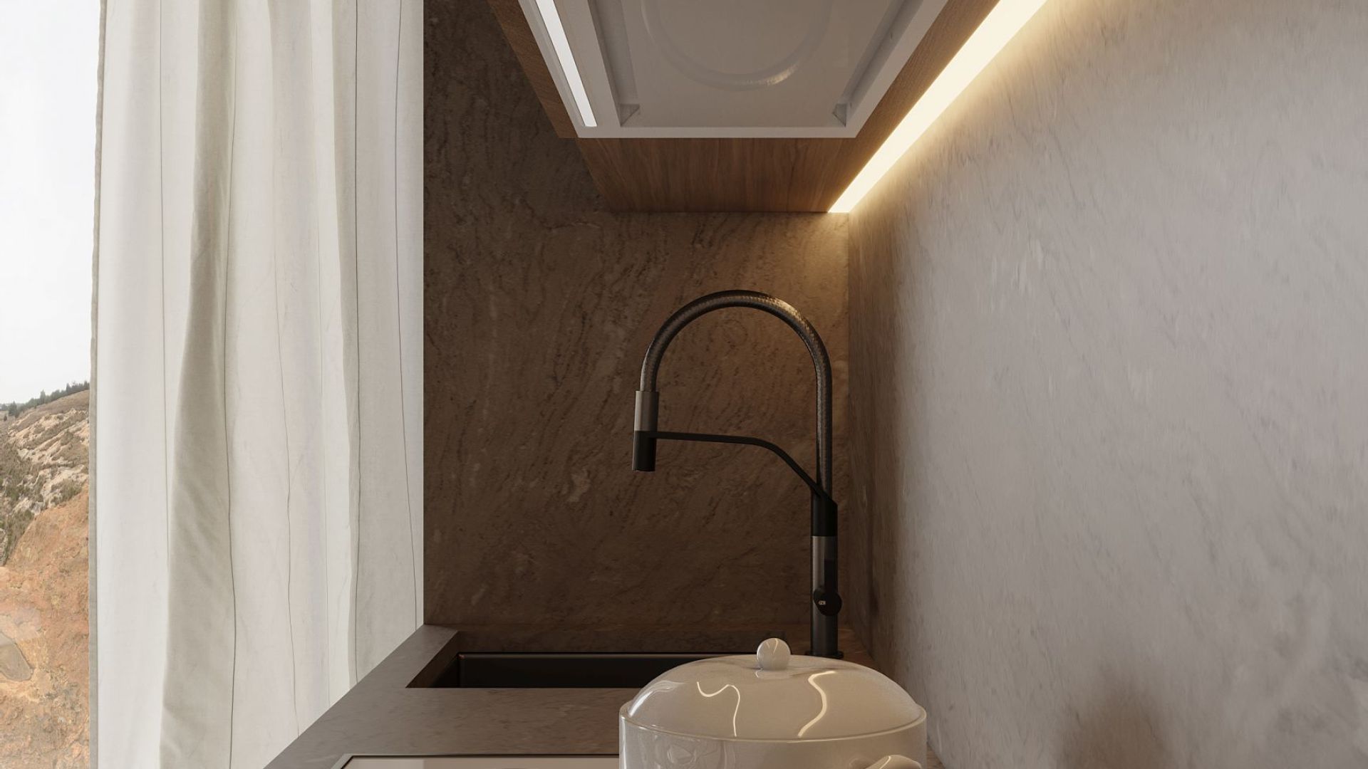 Hota Incorporabile Micra Space White Matt - Alb Mat - Vizualizare 5