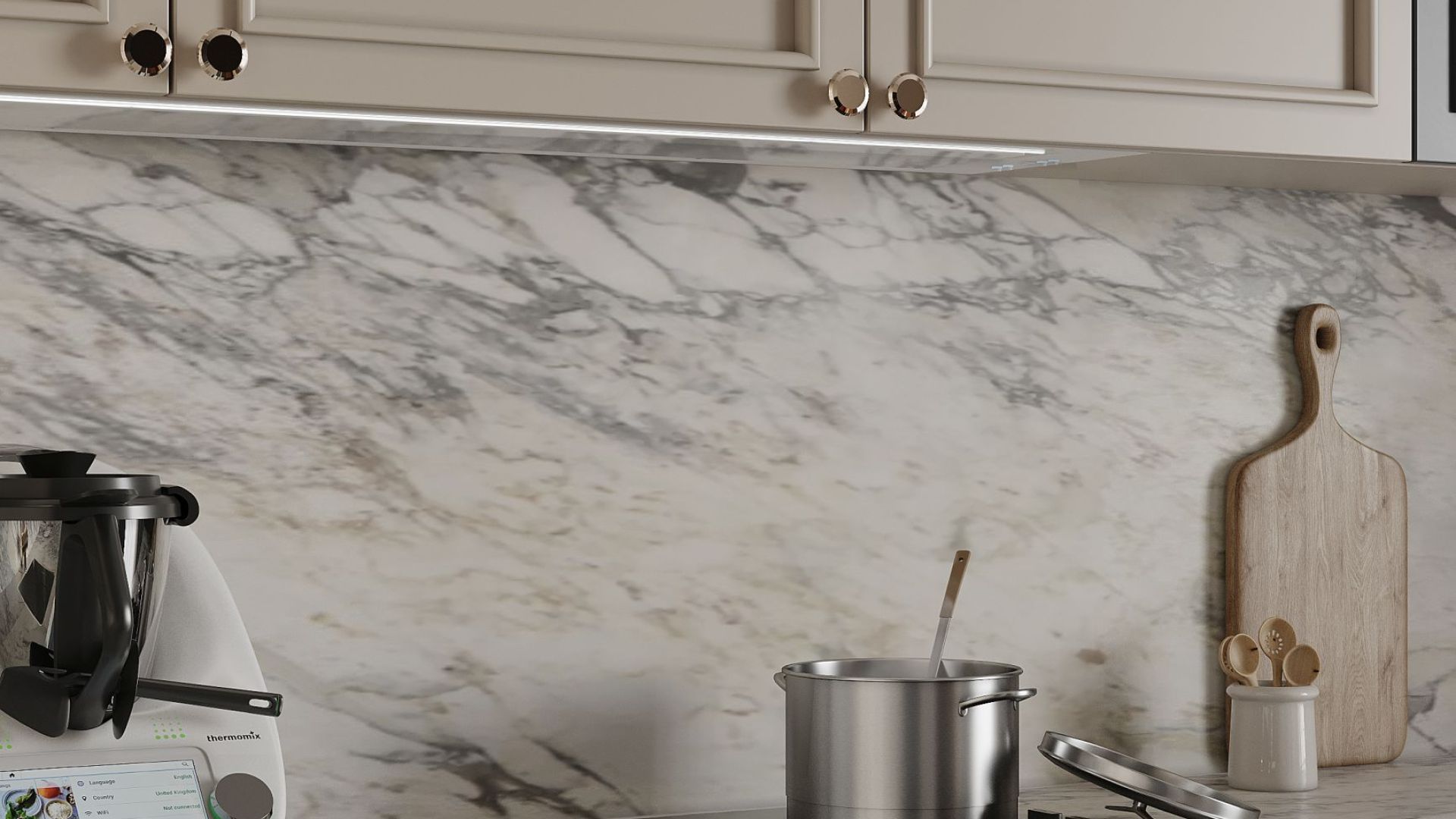 Hota Incorporabile Micra White Matt 120 cm - Alb Mat - Vizualizare 6