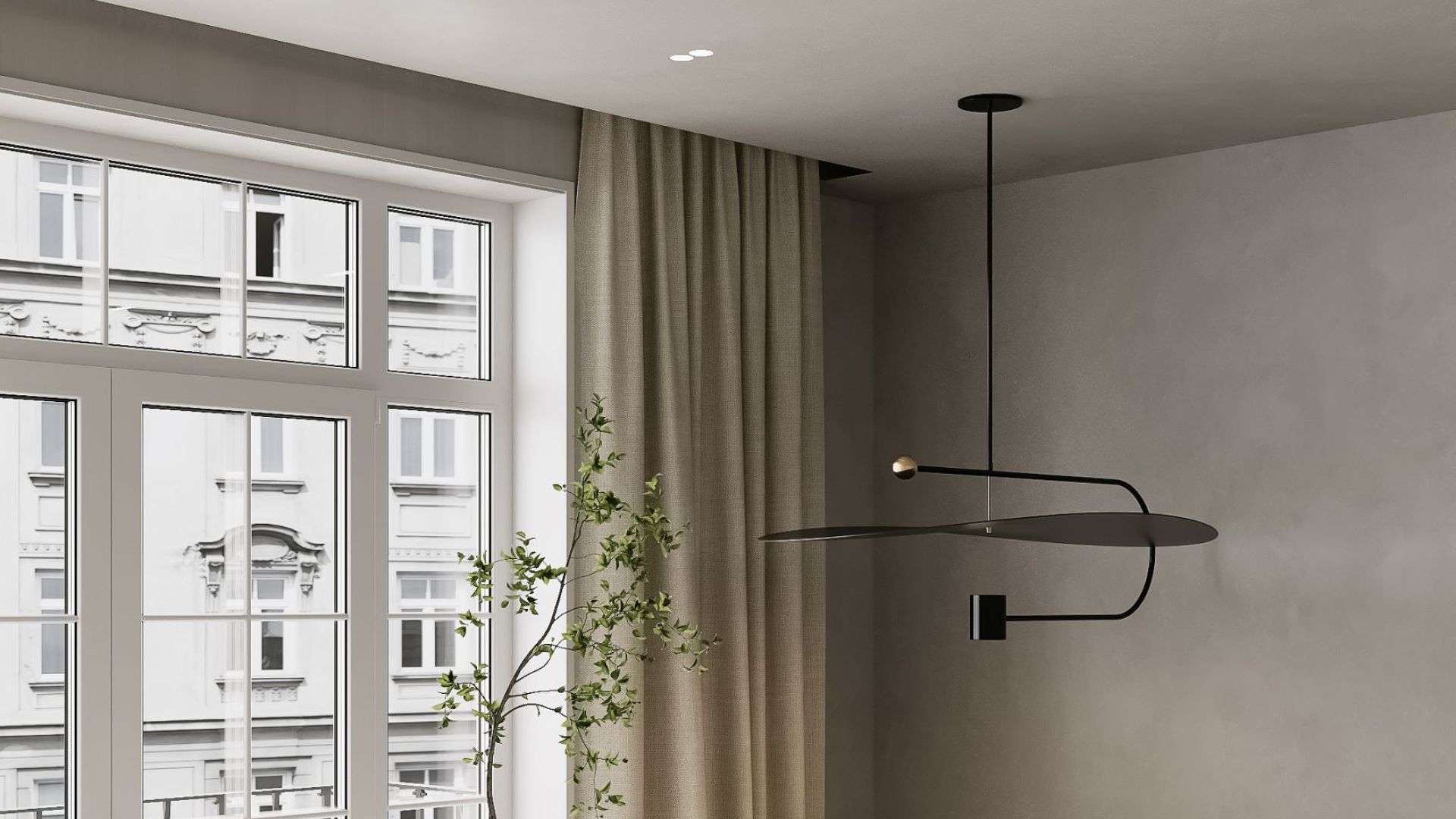 Hota De tavan Planet Super Slim White - Alb - Vizualizare 5