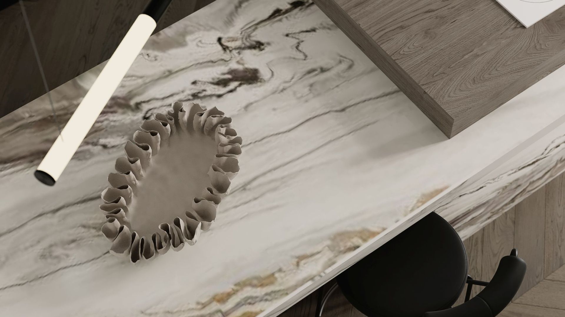 Hota De tavan Planet Super Slim White - Alb - Vizualizare 9