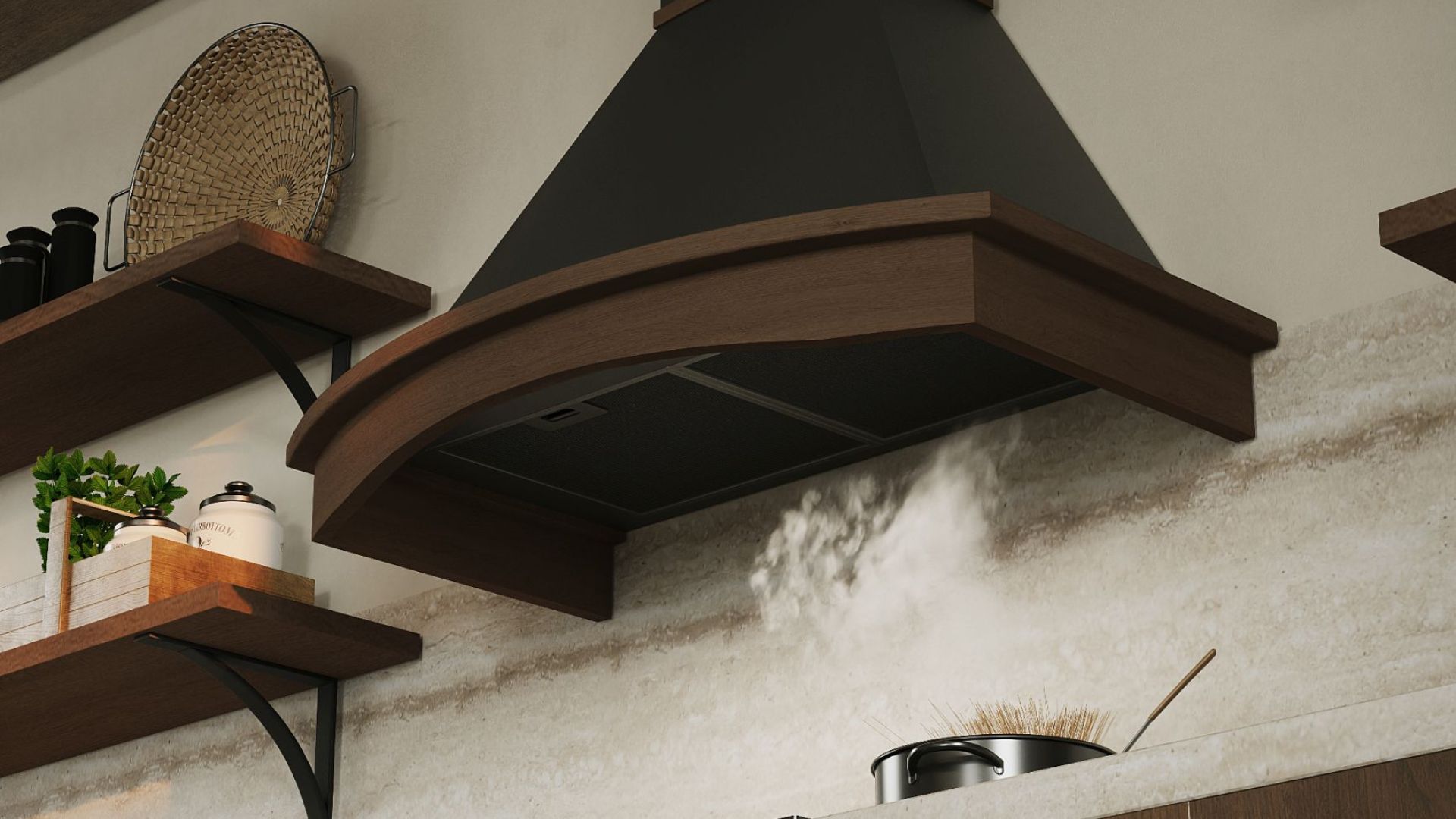 Hota Country Rustic Black Matt - Negru Mat - Vizualizare 9