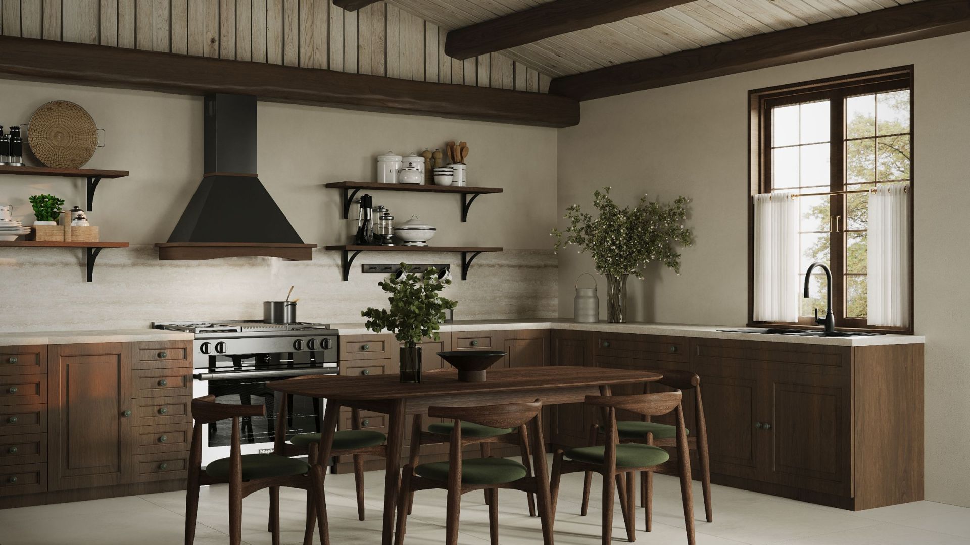 Hota Country Rustic Black Matt - Negru Mat - Vizualizare 5