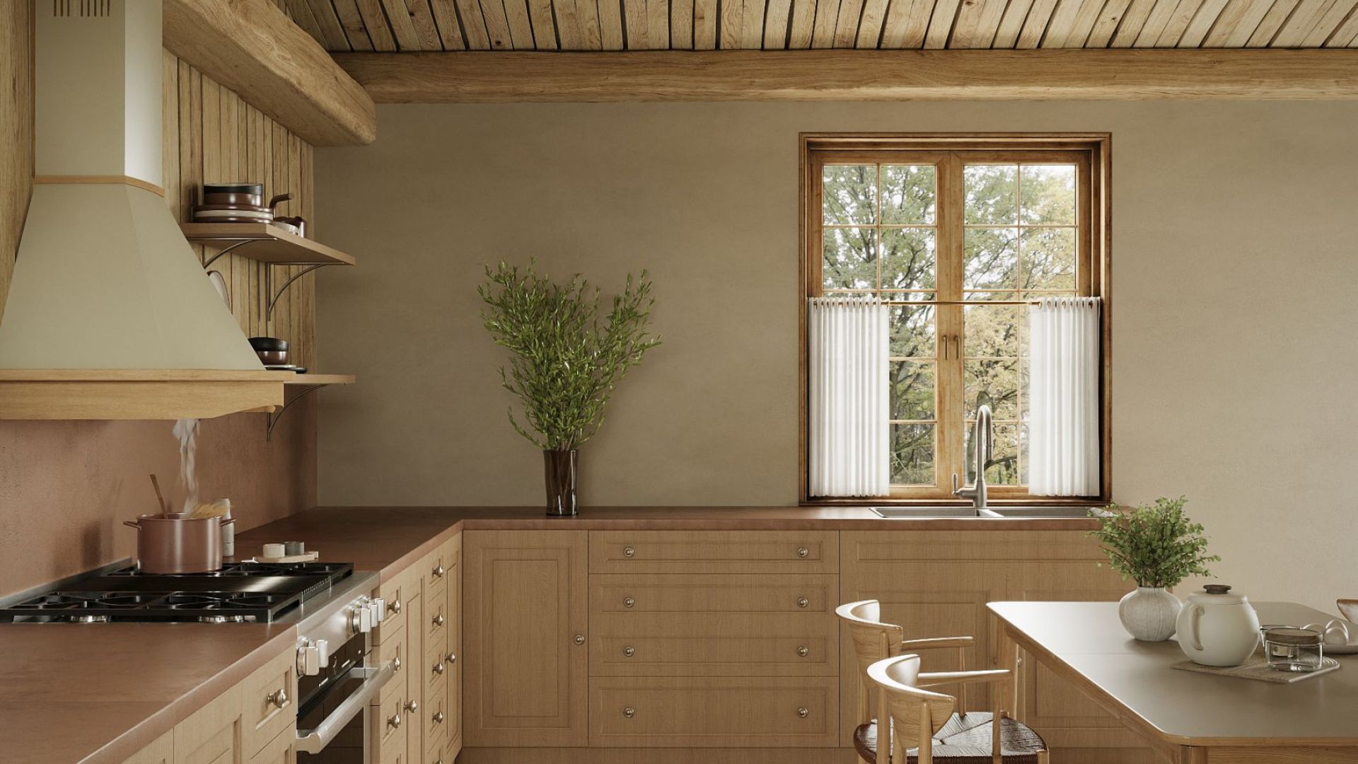 Hota Country Rustic Ecru - Ecru - Vizualizare 3