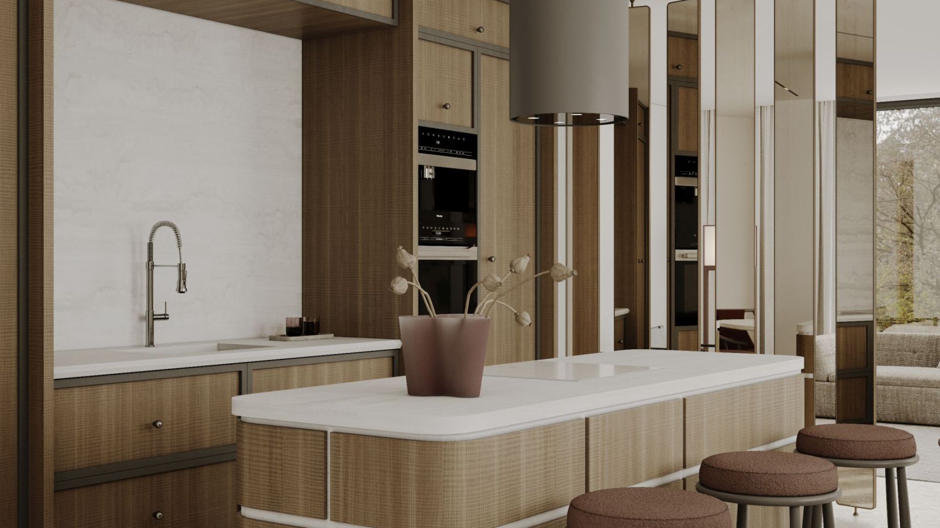 Hota insula Tubo Taupe - Taupe - Vizualizare