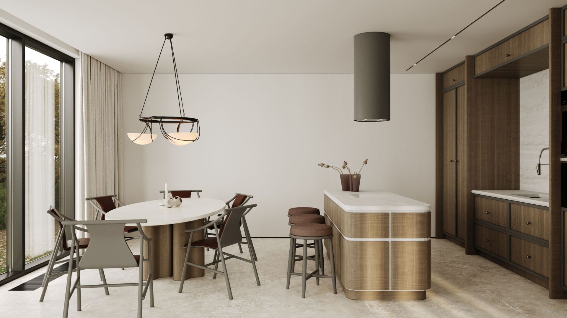 Hota insula Tubo Taupe - Taupe - Vizualizare 2