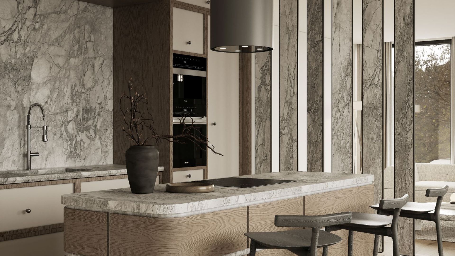 Hota insula Tubo Antracyte - Antracit - Vizualizare