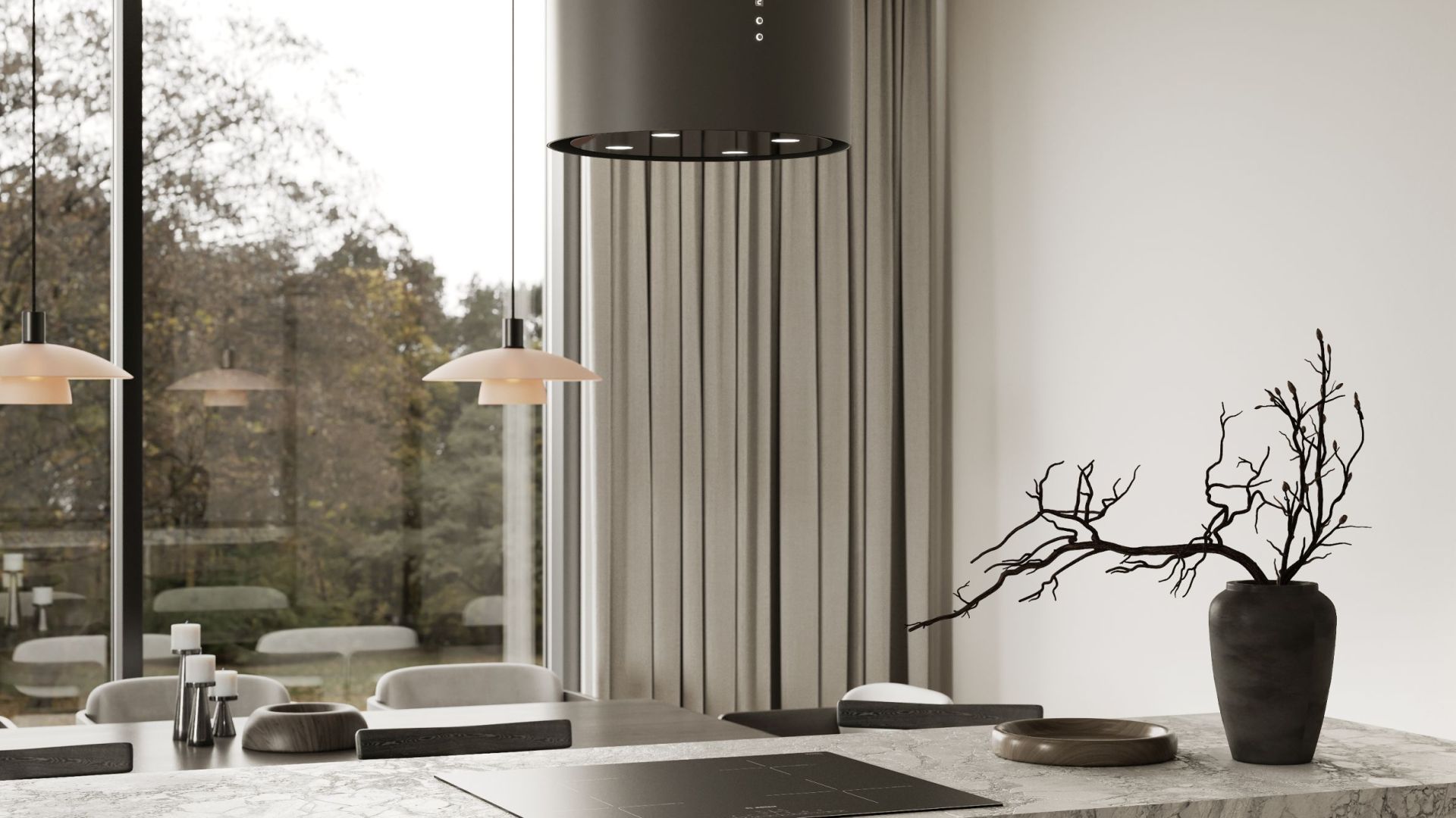 Hota insula Tubo Antracyte - Antracit - Vizualizare 3