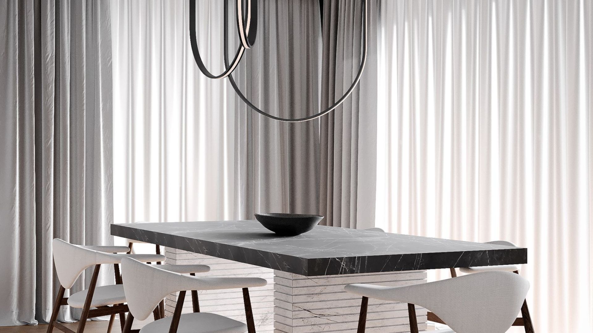 Hota insula Tubo Black Matt - Negru Mat - Vizualizare 9