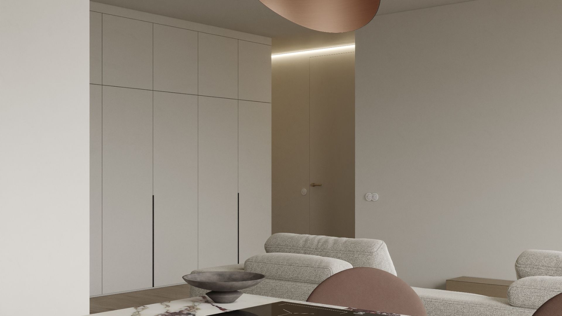 Hota insula Hiro Color Black-Copper - Negru Mat/Cupru - Vizualizare 8