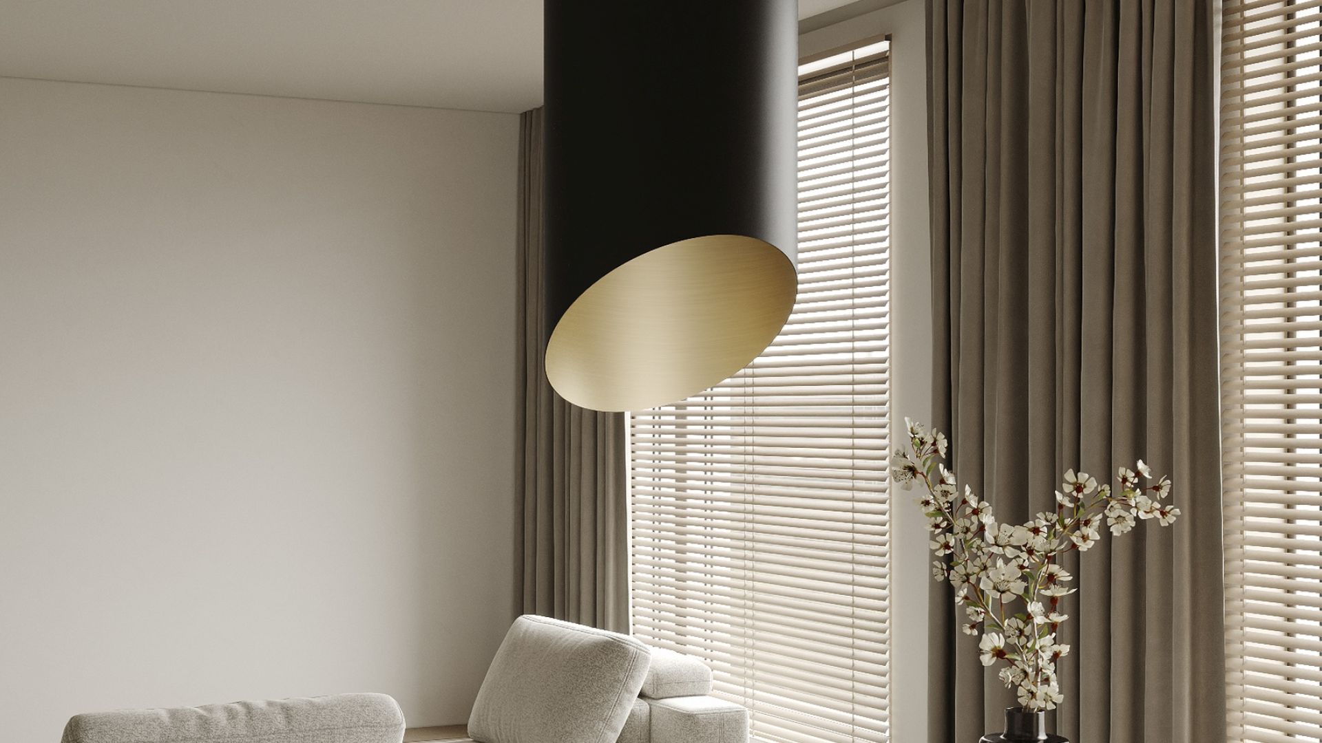 Hota insula Hiro Color Black-Gold - Negru Mat/Auriu - Vizualizare 5