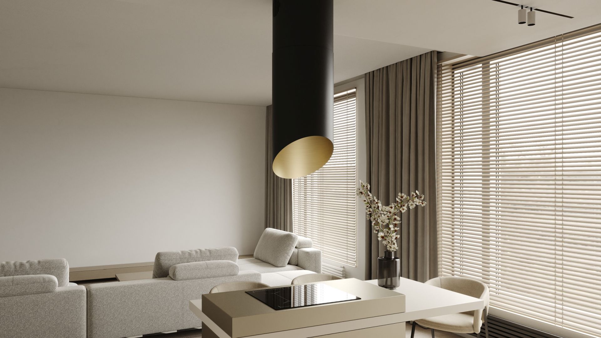 Hota insula Hiro Color Black-Gold - Negru Mat/Auriu - Vizualizare 7