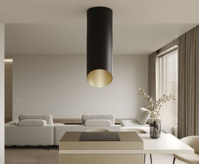 Hota insula Hiro Color Black-Gold - Negru Mat/Auriu - 40 cm - Vizualizare