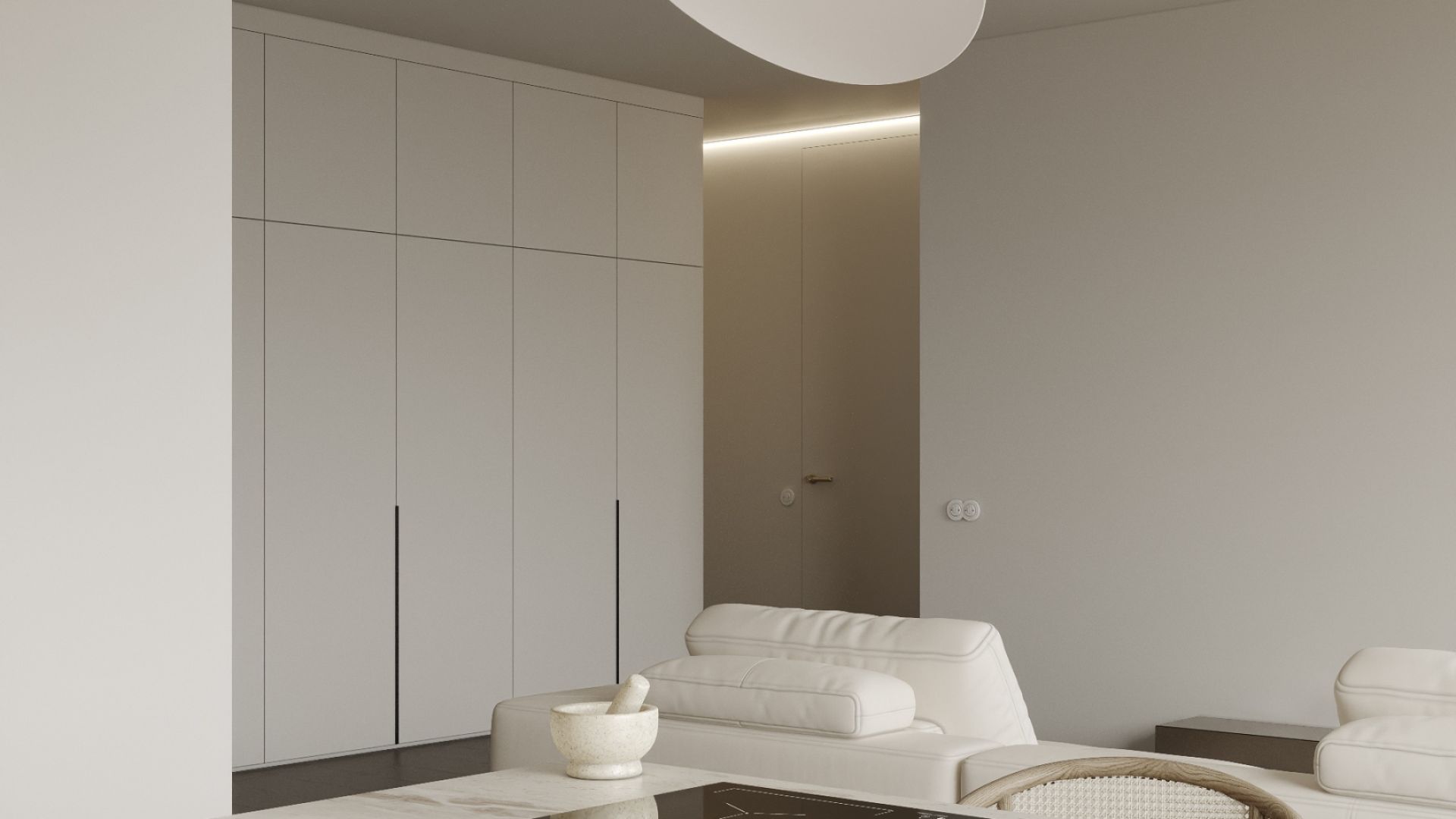 Hota insula Hiro White Matt - Alb Mat - Vizualizare 6