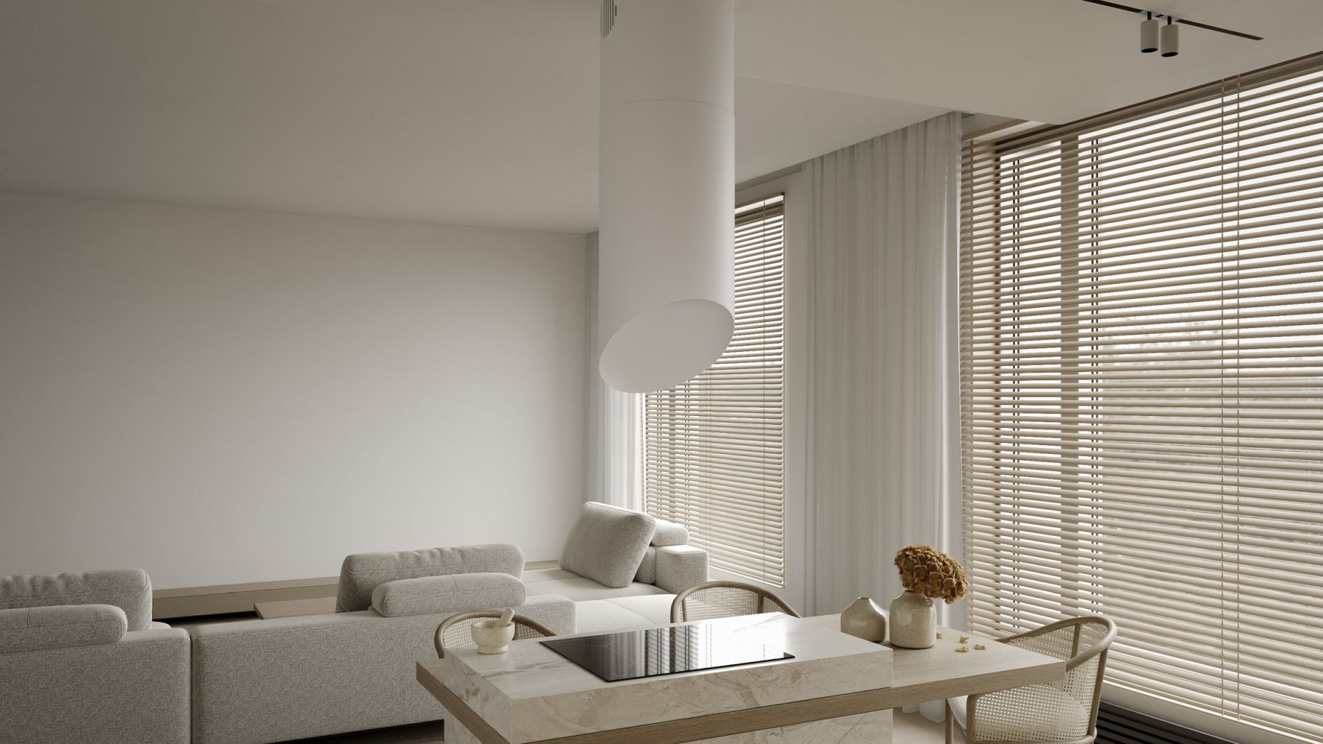 Hota insula Hiro White Matt - Alb Mat - Vizualizare 9