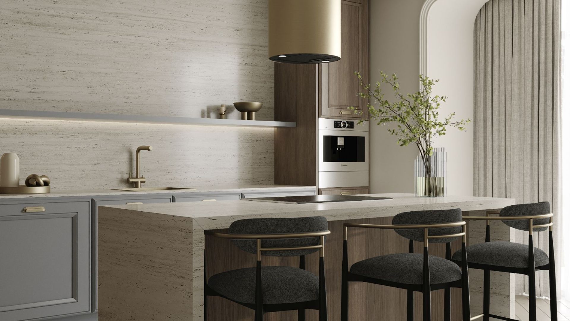 Hota insula Cylindro Gold - Gold - Vizualizare 8
