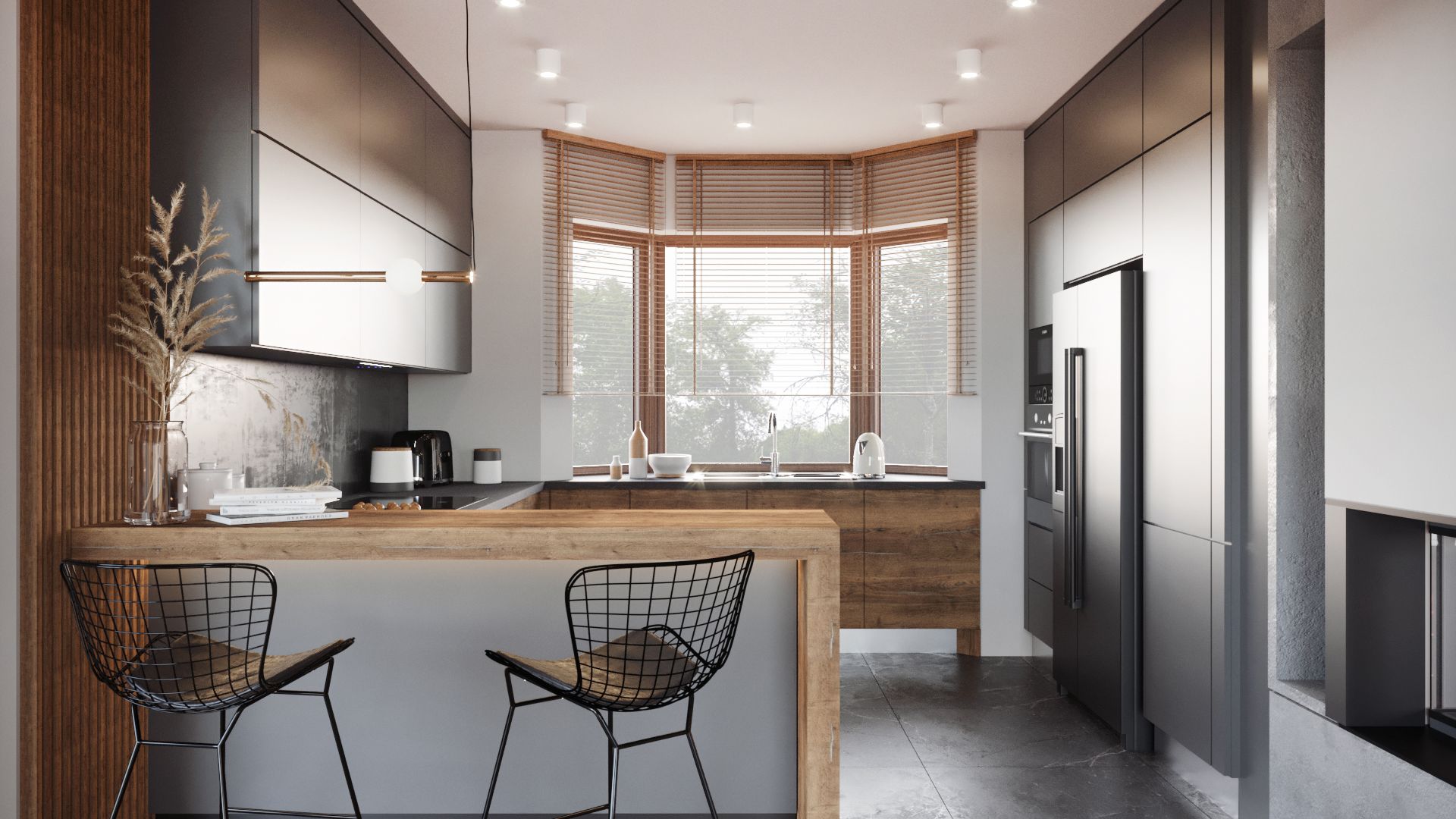 Hota Incorporabile Lando Glass Black - Negru - Vizualizare 2