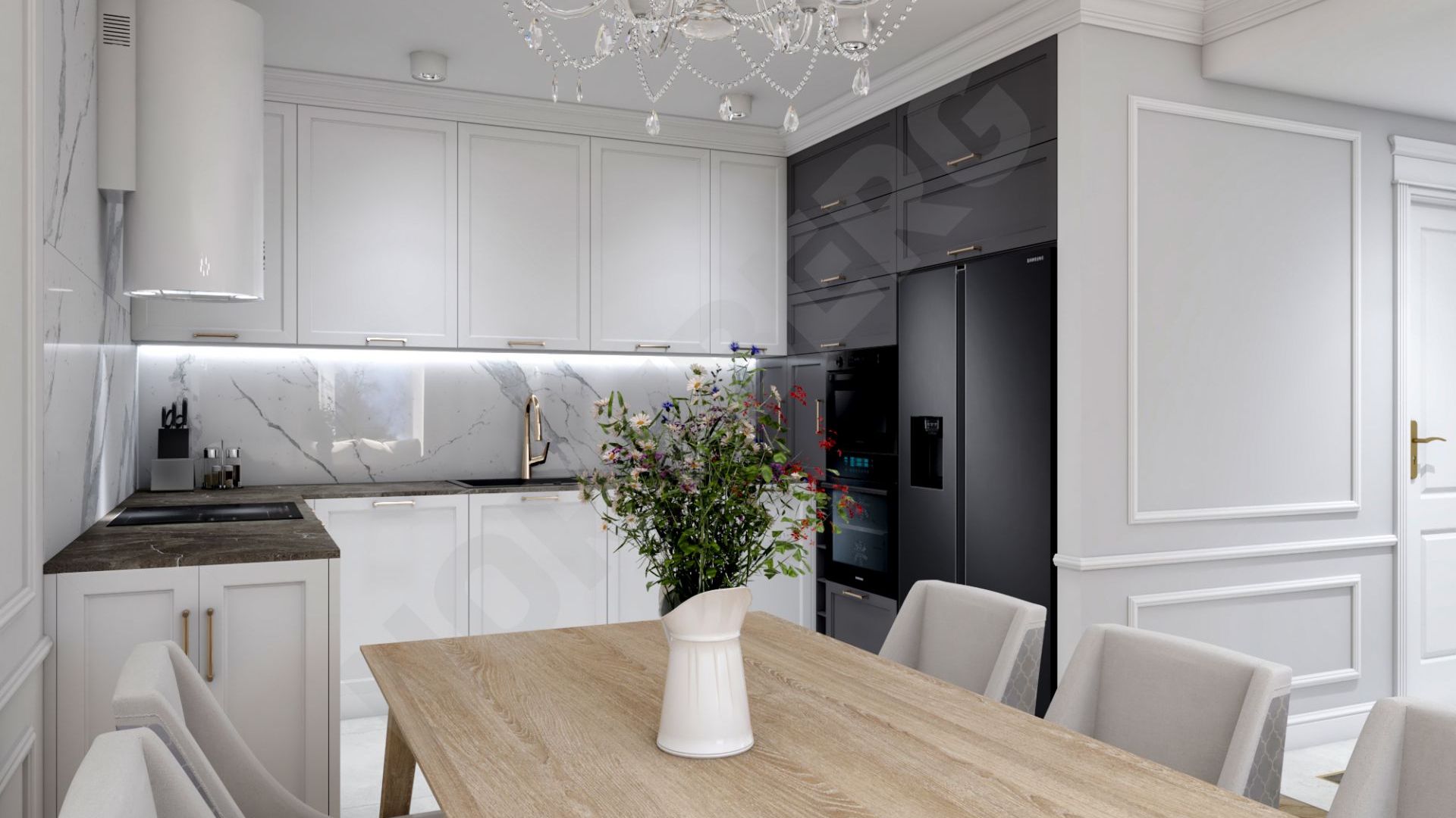 Hota decorative Cylindro OR White Matt - Alb Mat - Vizualizare 2