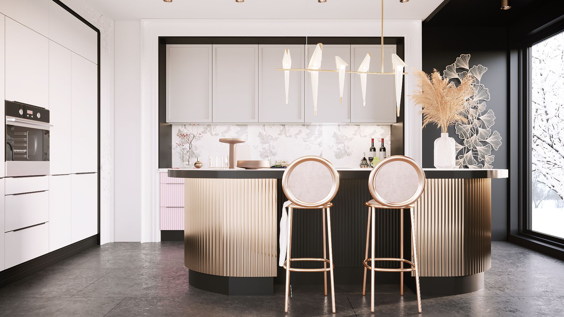 Hota Incorporabile Lando Glass 2STRIPS White - Alb - Vizualizare