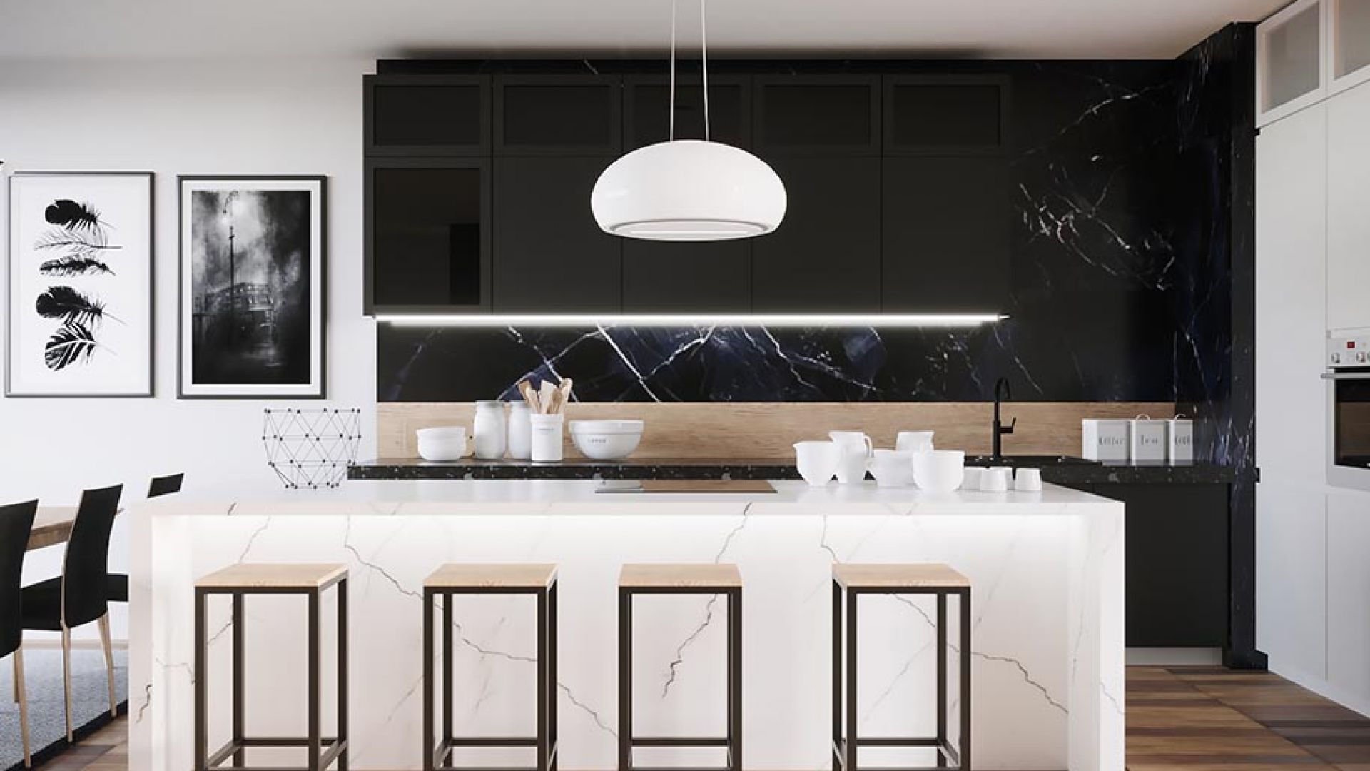 Hota insula Ceramic White - Alb - Vizualizare 3